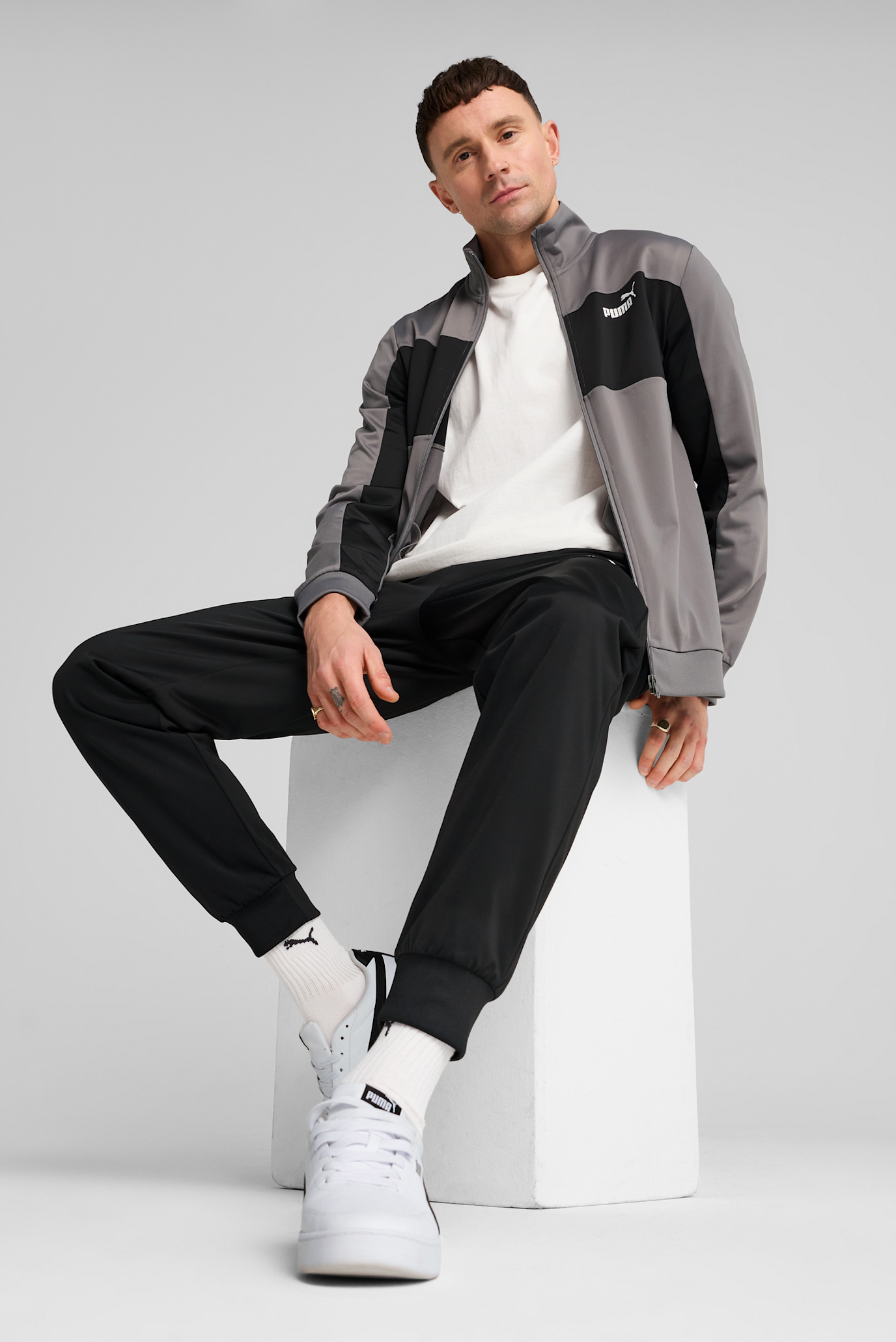 Мужской спортивный костюм (кофта, брюки) PUMA Poly Colourblock Suit Men 1