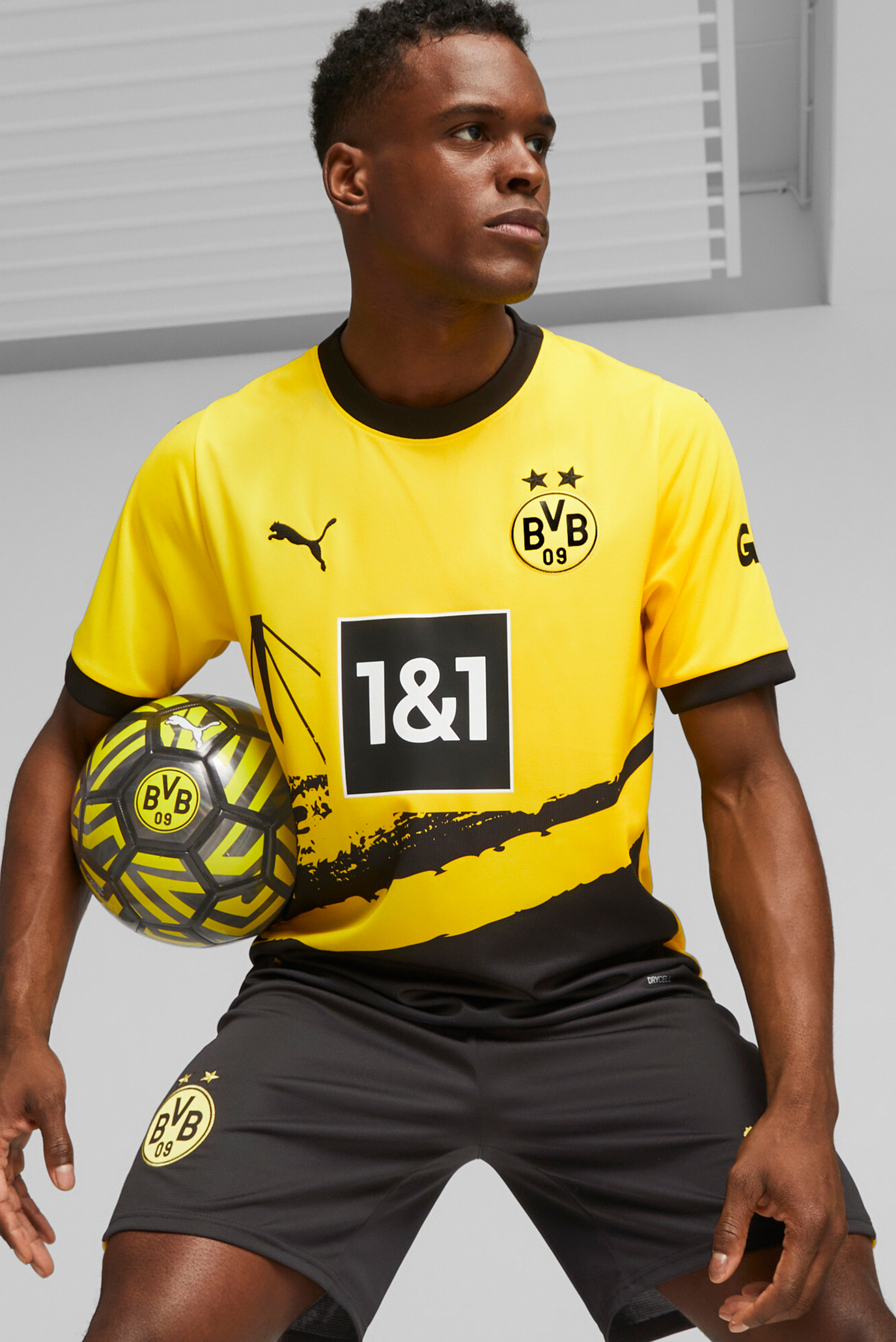 Чоловіча жовта футболка Borussia Dortmund 23/24 Home Jersey 1