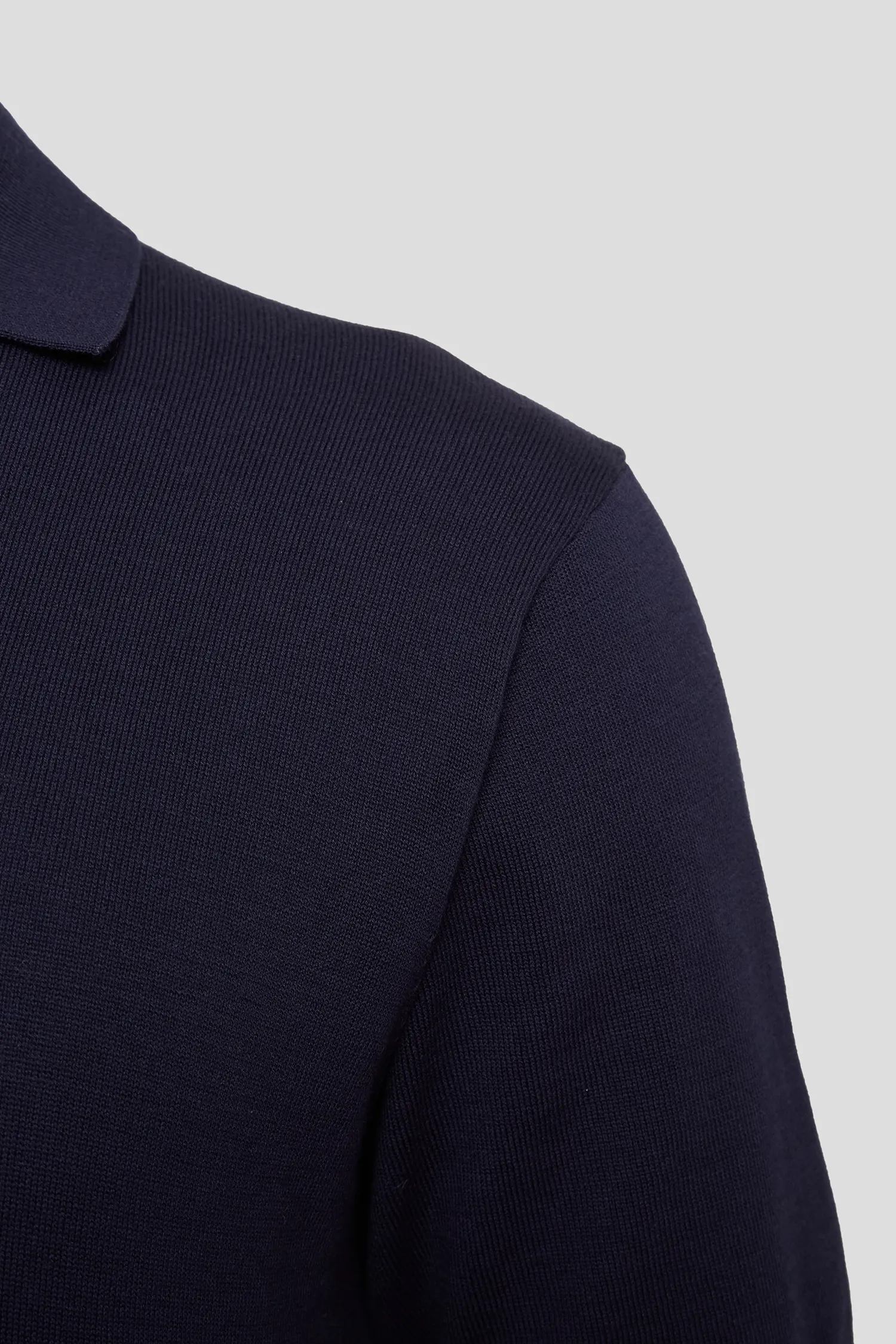 Мужское темно-синее поло 3