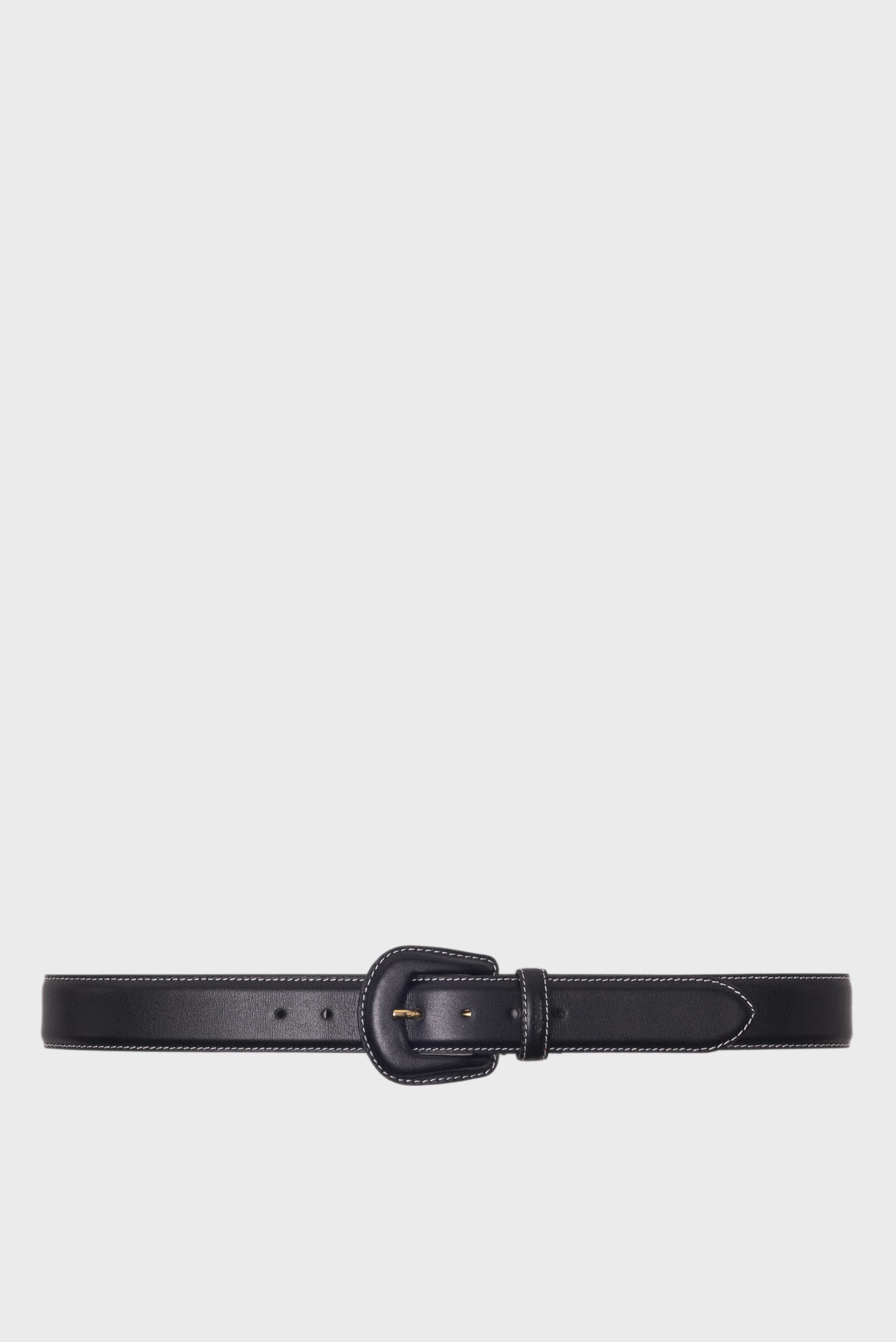 Женский черный кожаный ремень Черный L MAJE MFACE00434_Black Женский черный кожаный ремень Черный L MAJE MFACE00434_Black