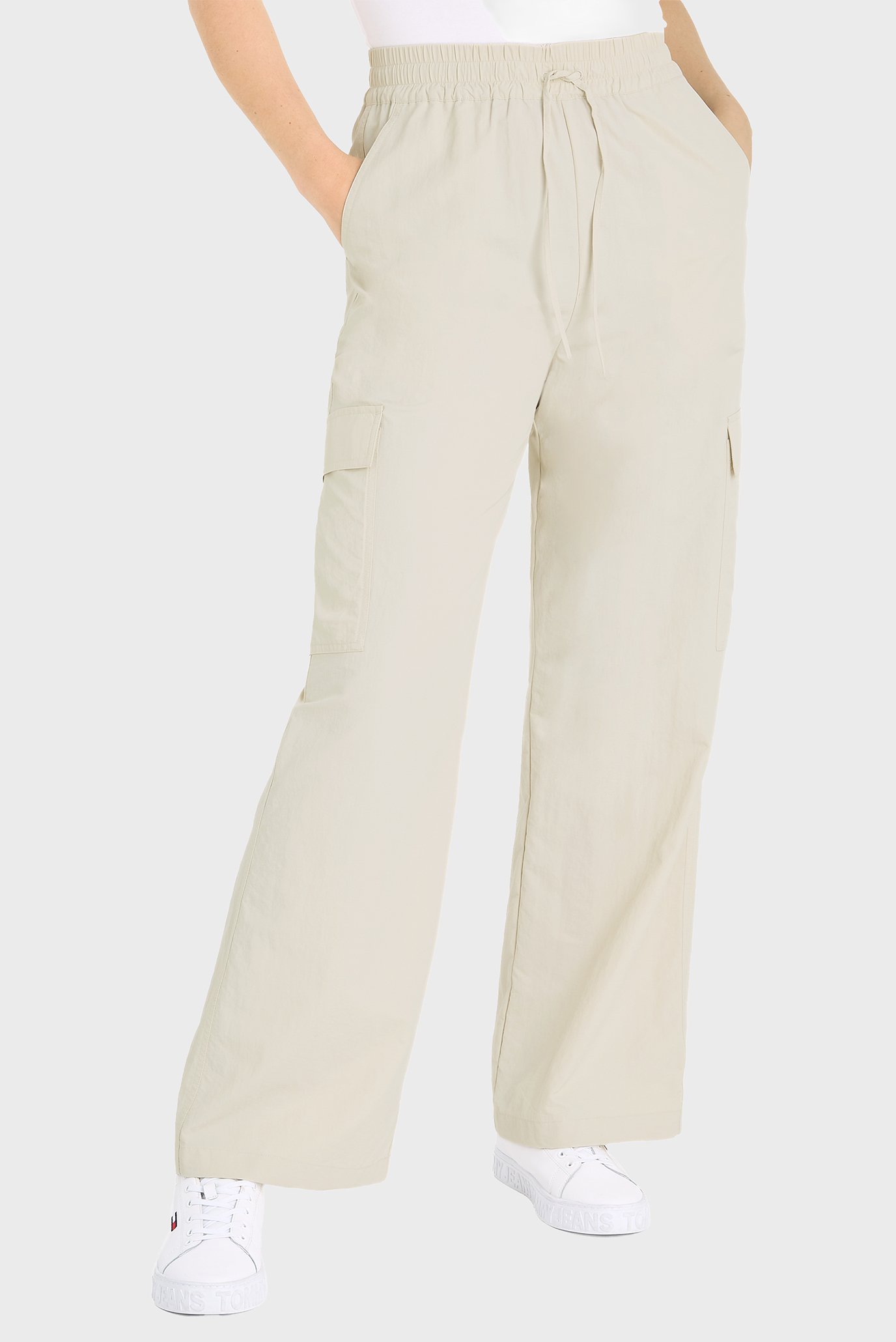 Женские бежевые карго TJW DAISY ELASTICATED Бежевый S Tommy Jeans DW0DW17317 Женские бежевые карго TJW DAISY ELASTICATED Бежевый S Tommy Jeans DW0DW17317