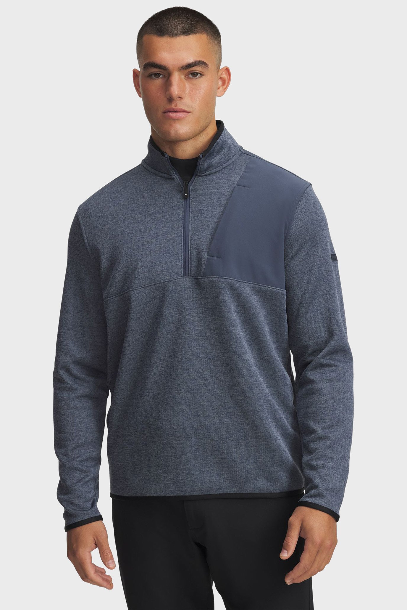 Мужская серая спортивная кофта UA Drive SweaterFleece HZ Серый L Under Armour 6005671-044 Мужская серая спортивная кофта UA Drive SweaterFleece HZ Серый L Under Armour 6005671-044