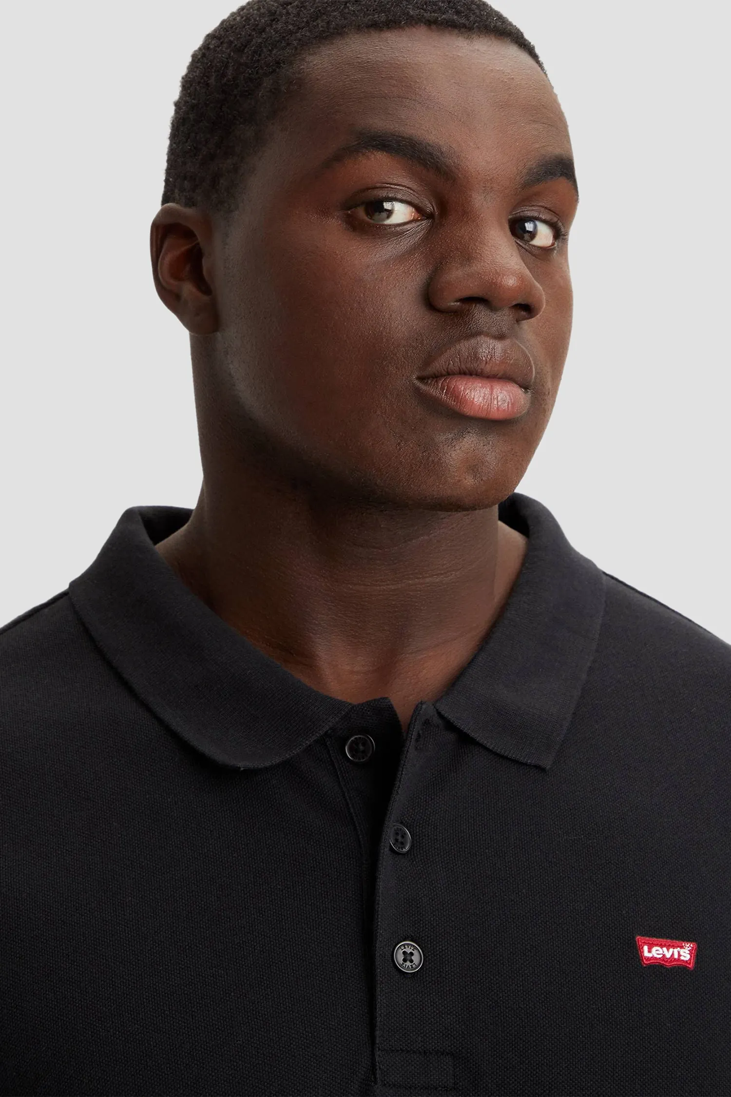 Чоловіче чорне поло 3