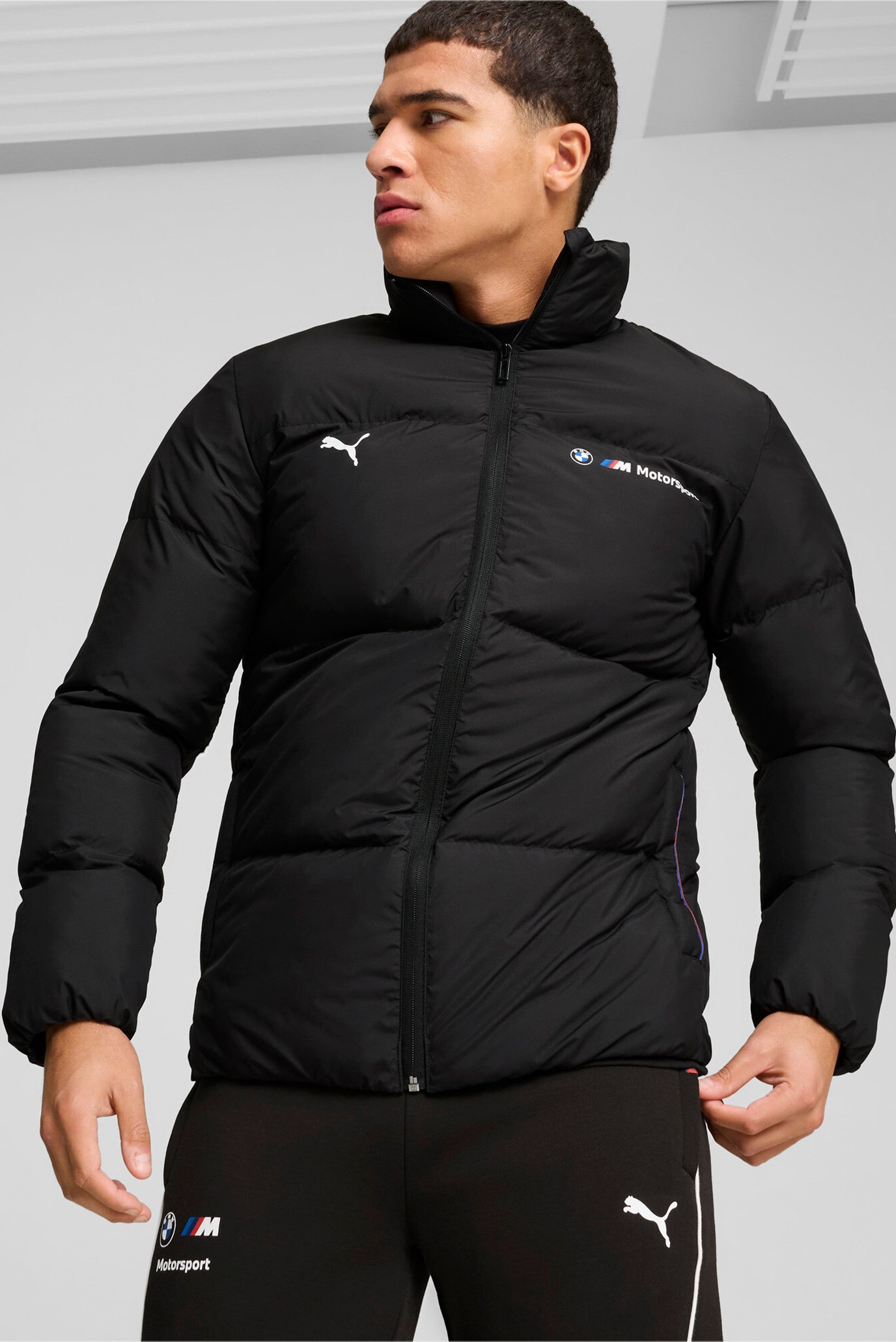 Чоловіча чорна куртка BMW M Motorsport ESS+ Puffer Jacket Men 1