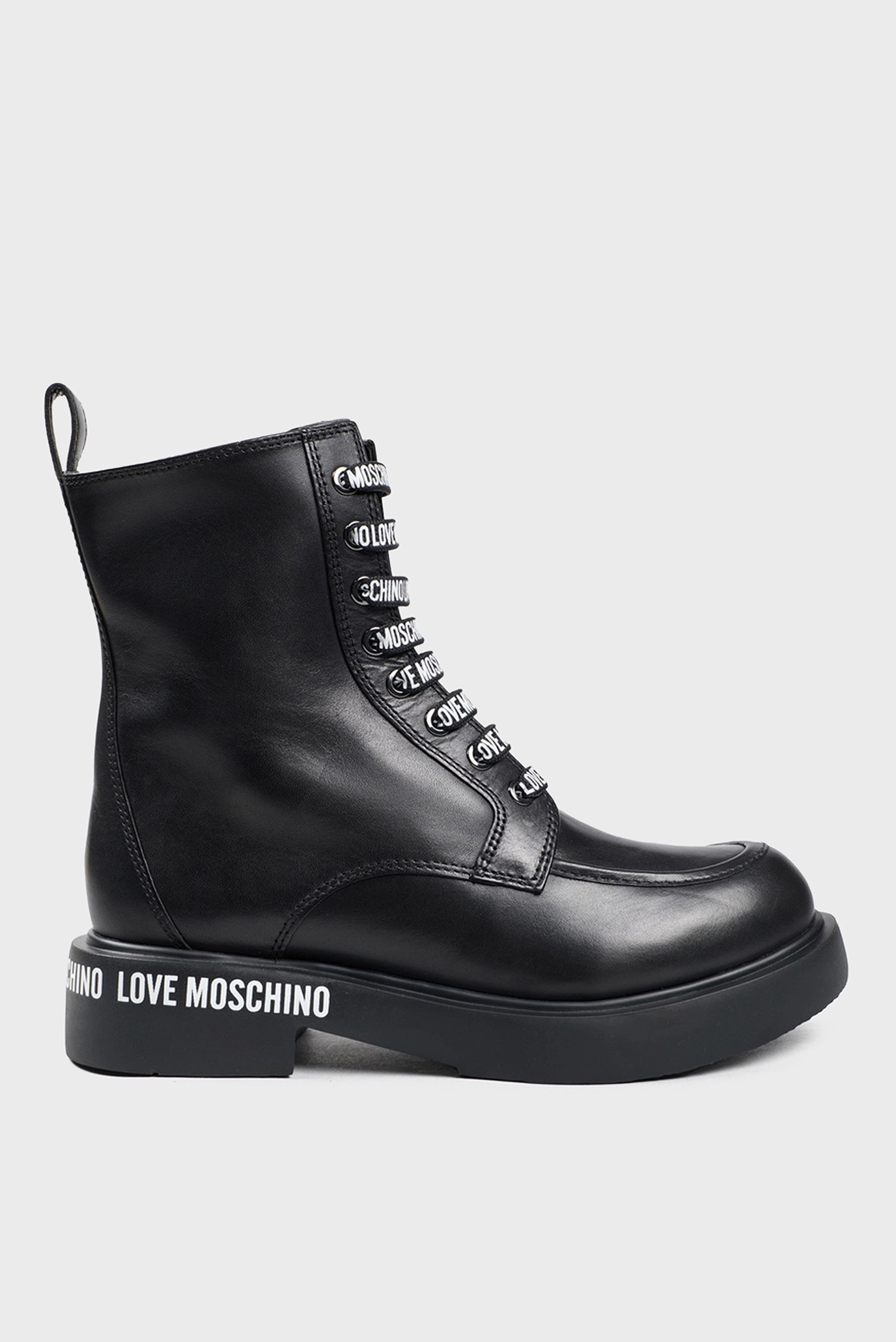 Женские черные кожаные ботинки Черный 37 Love Moschino JA24214G0LIA0000 Женские черные кожаные ботинки Черный 37 Love Moschino JA24214G0LIA0000