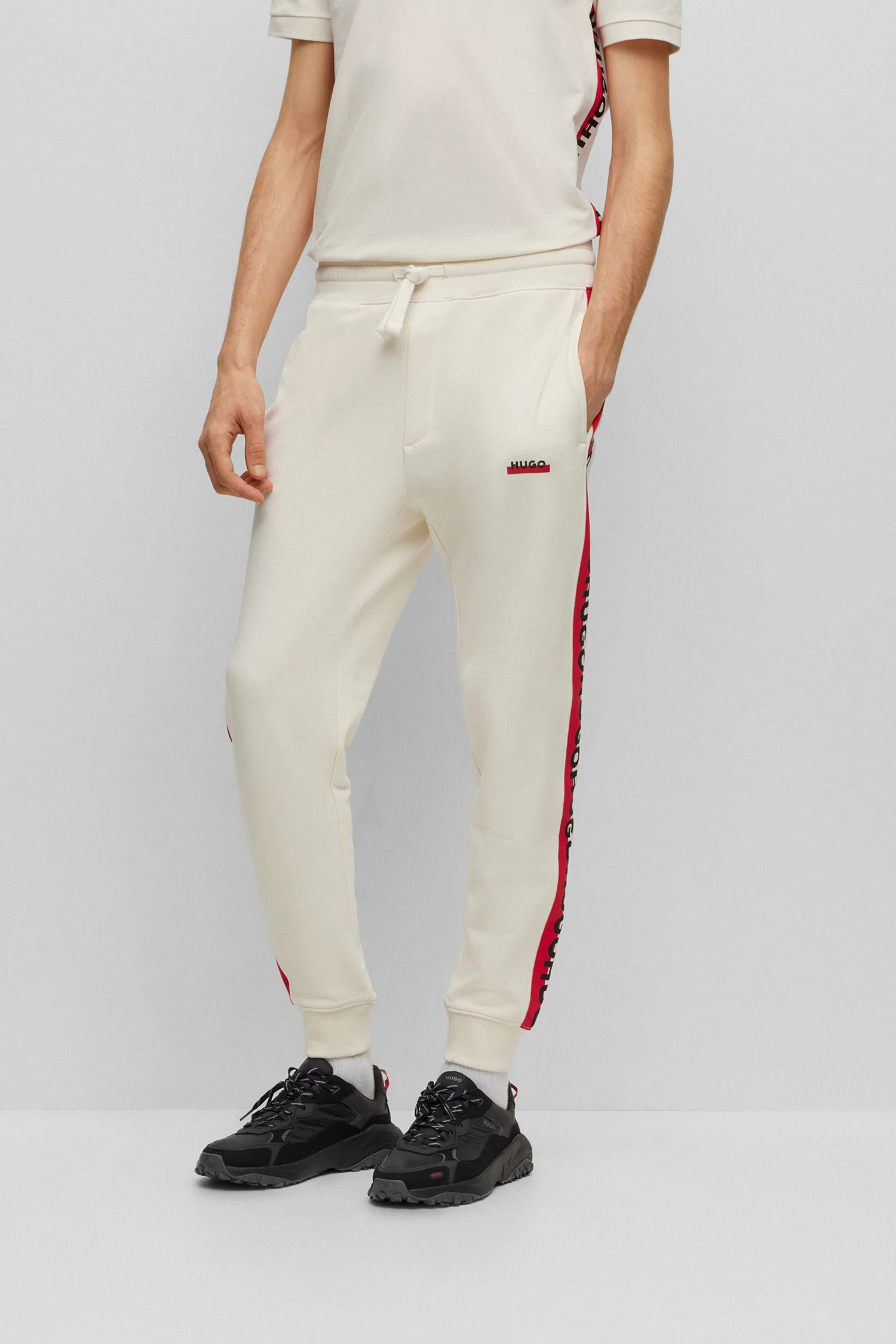 Чоловічі білі спортивні штани 1