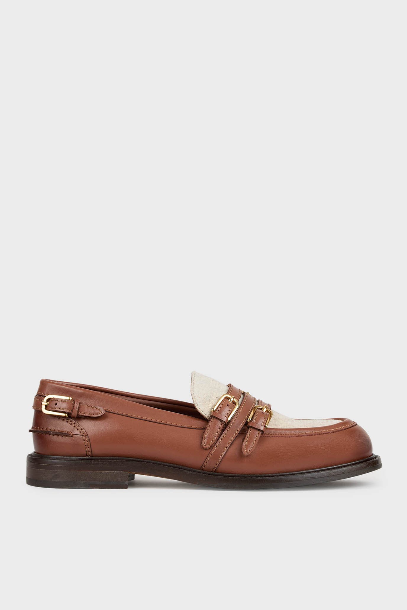 Женские коричневые кожаные лоферы Коричневый 40 Sandro SFACH01302_Brown Женские коричневые кожаные лоферы Коричневый 40 Sandro SFACH01302_Brown