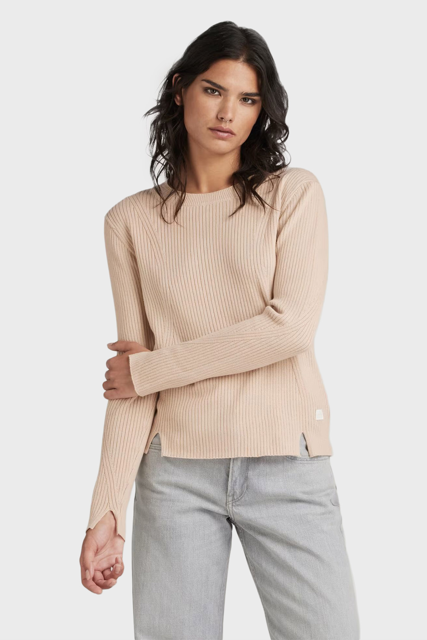 Женский пудровый джемпер Ribbed Розовый XS G-Star RAW D24486,D563 Женский пудровый джемпер Ribbed Розовый XS G-Star RAW D24486,D563