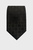 Мужской черный галстук с узором