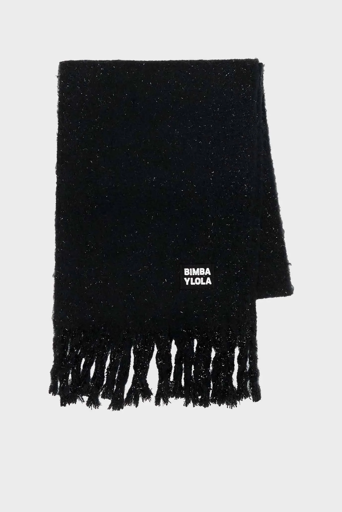 Женский черный шарф 1