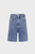 Женские синие джинсовые шорты MOM SHORT