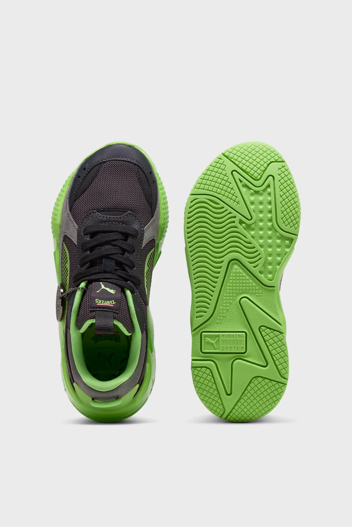 Дитячі чорні кросівки PUMA x TMNT RS-X Sneakers Youth 4