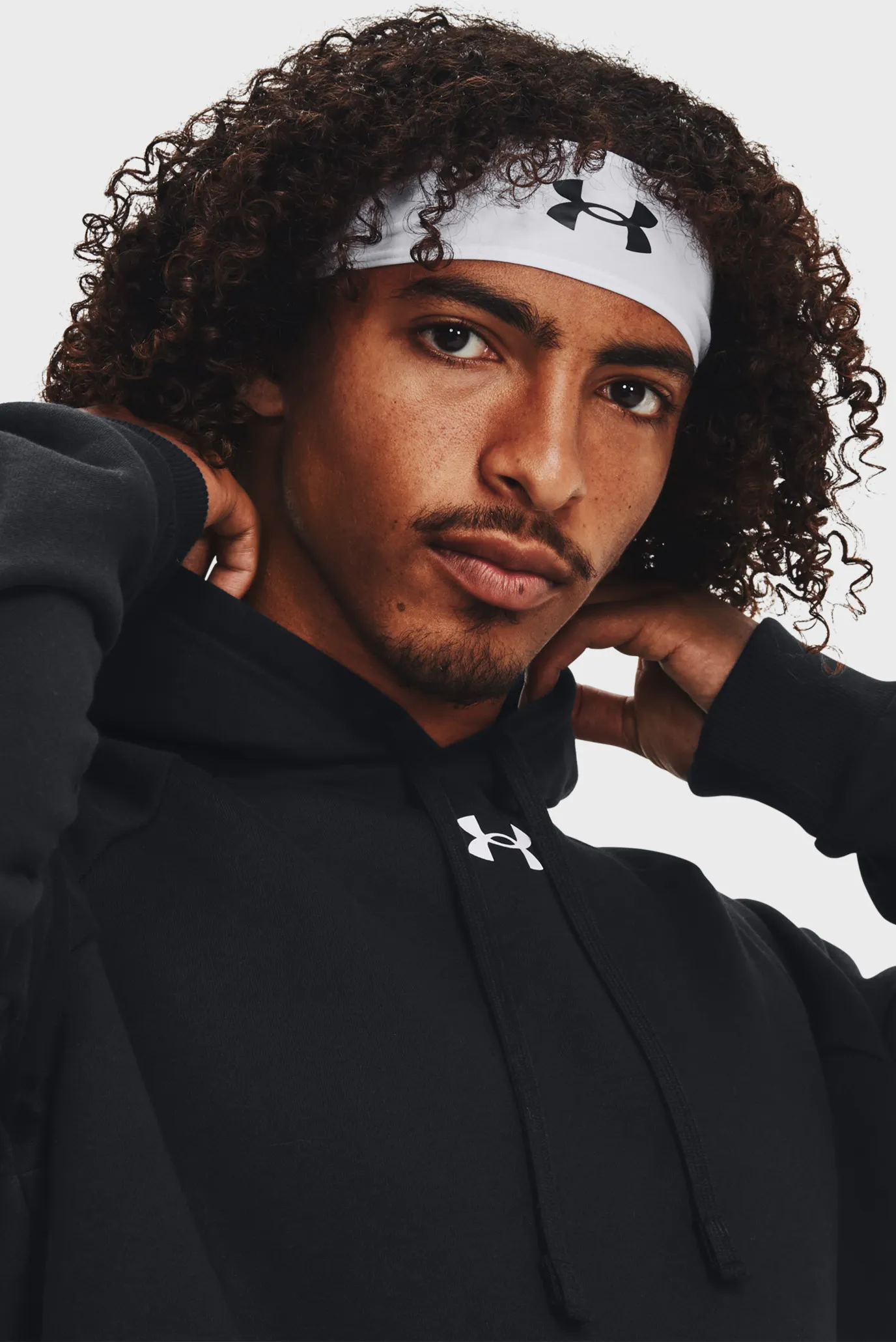 Чоловічий чорний спортивний костюм (худі, штани) UA Rival Fleece Suit 3