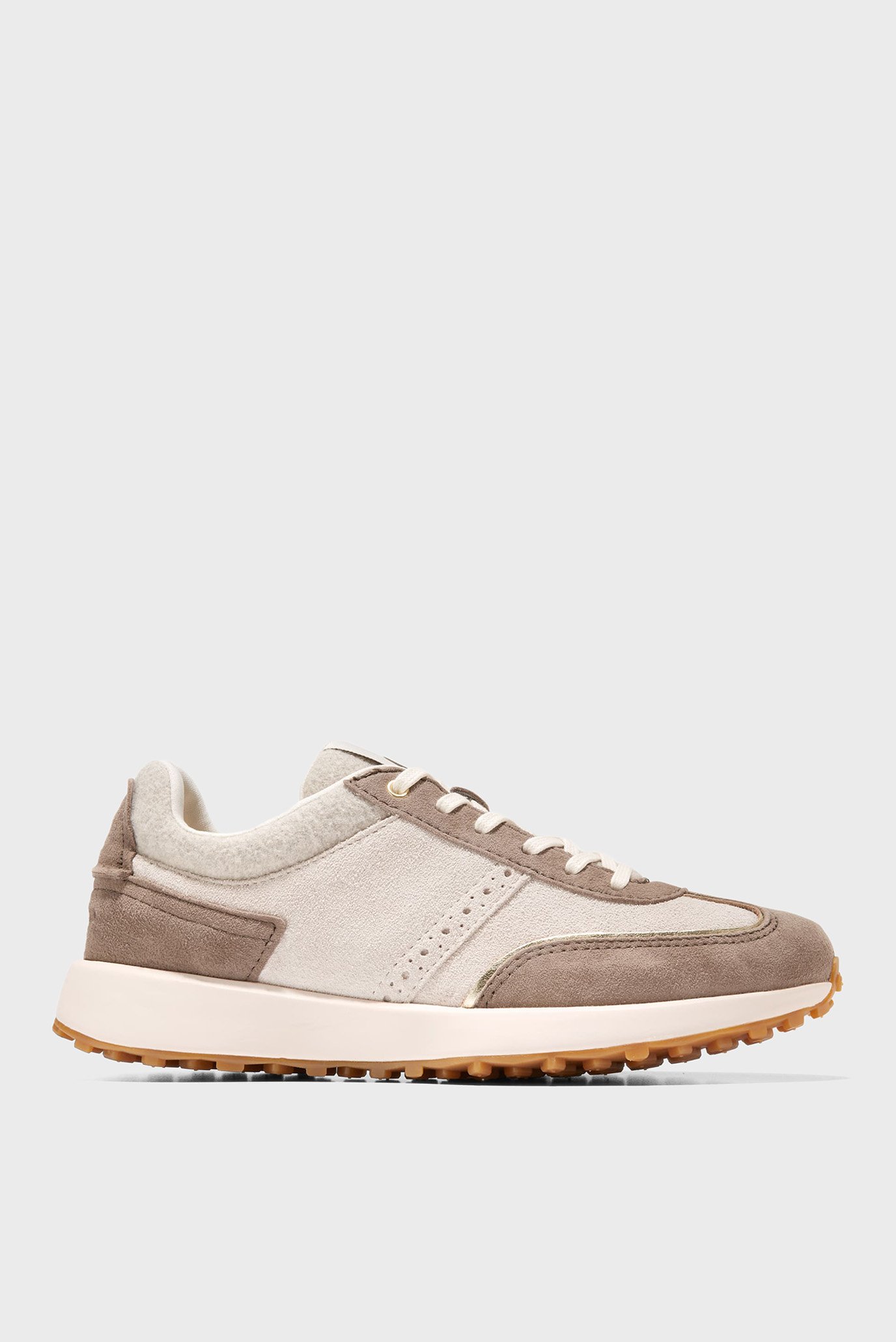 Женские бежевые кожаные кроссовки Grand Crosscourt Meadow Runner Sneaker 1