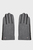 Мужские серые кожаные перчатки CORPORATE LEATHER MIX GLOVES