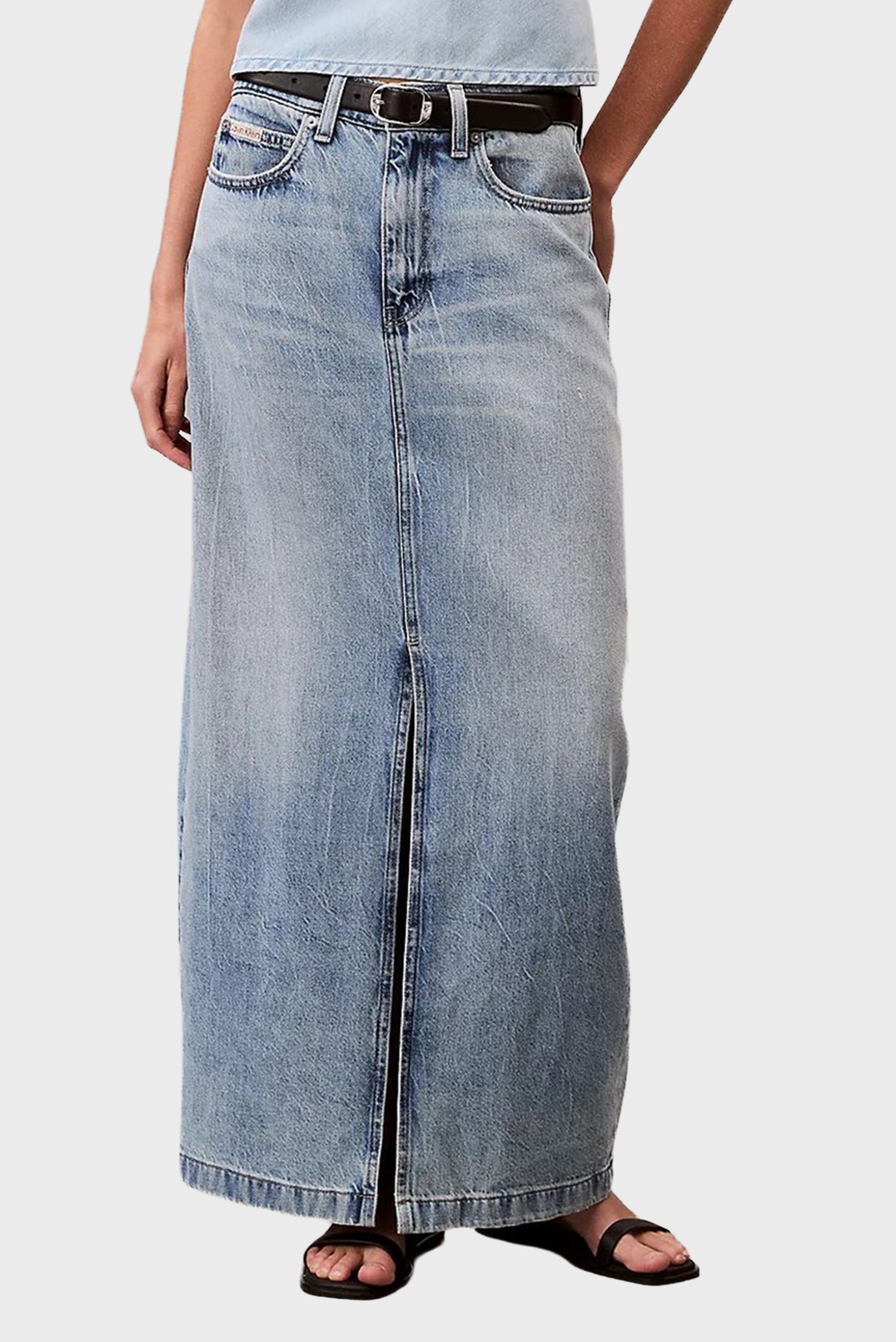 Женская голубая джинсовая юбка MAXI Голубой 28 Calvin Klein Jeans LV047C728G Женская голубая джинсовая юбка MAXI Голубой 28 Calvin Klein Jeans LV047C728G