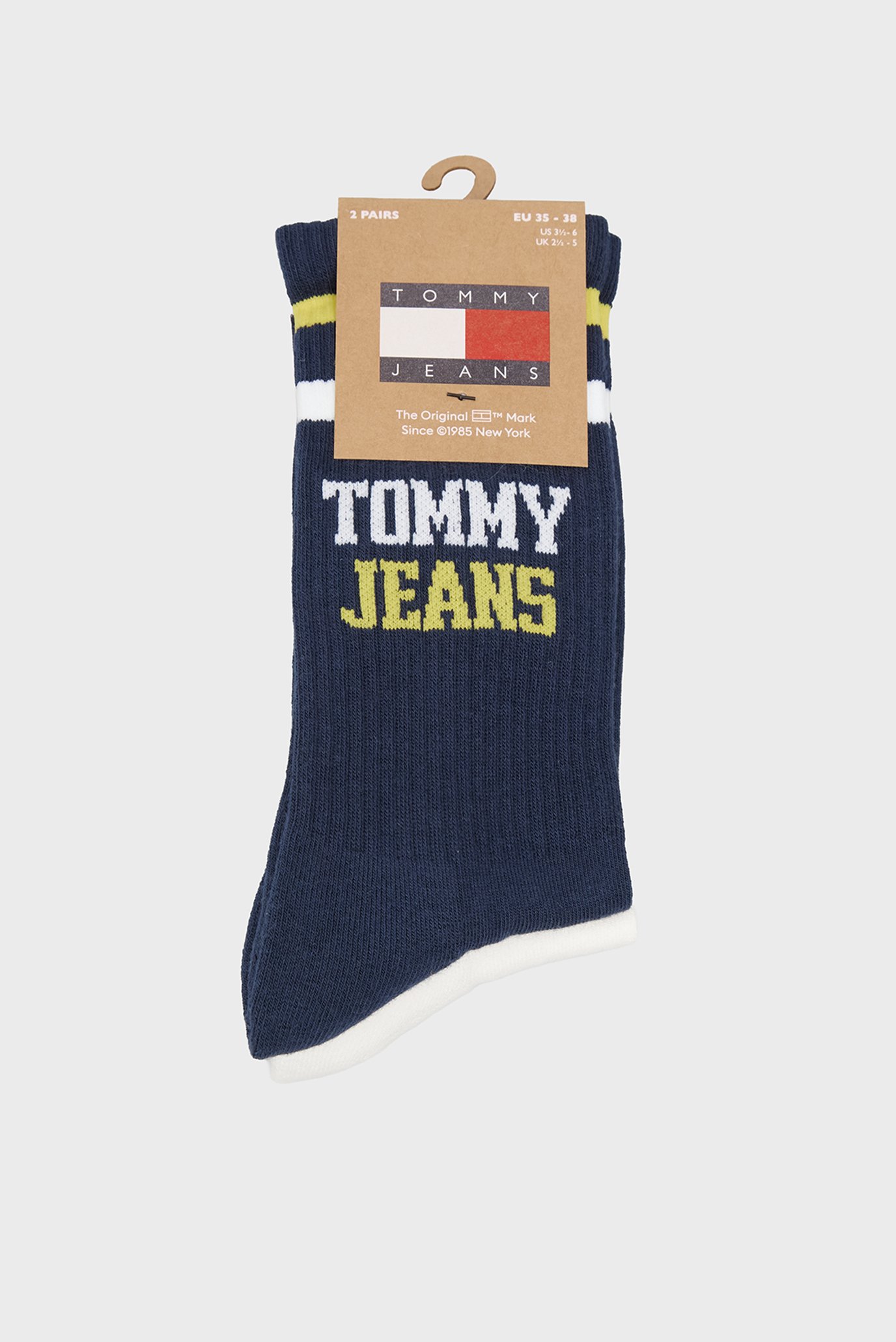 Носки (2 пары) SPORT Разноцветный 35-38 Tommy Jeans 701236466 Носки (2 пары) SPORT Разноцветный 35-38 Tommy Jeans 701236466