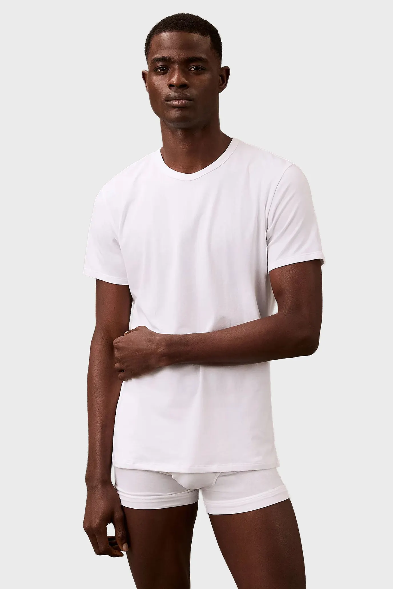 Чоловіча біла футболка (3 шт) S/S CREW NECK 2