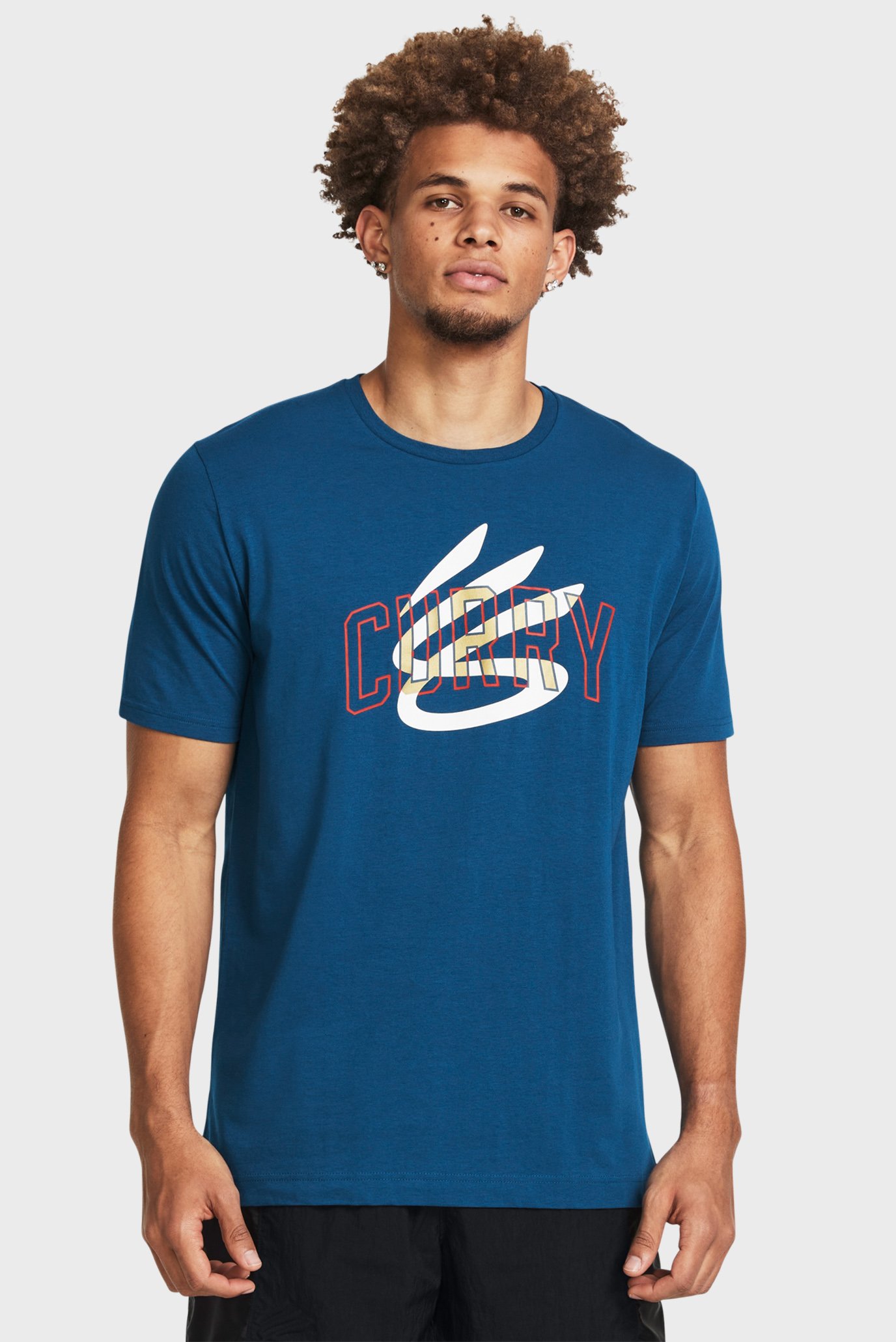 Мужская синяя футболка Curry Champ Mindset Tee 1