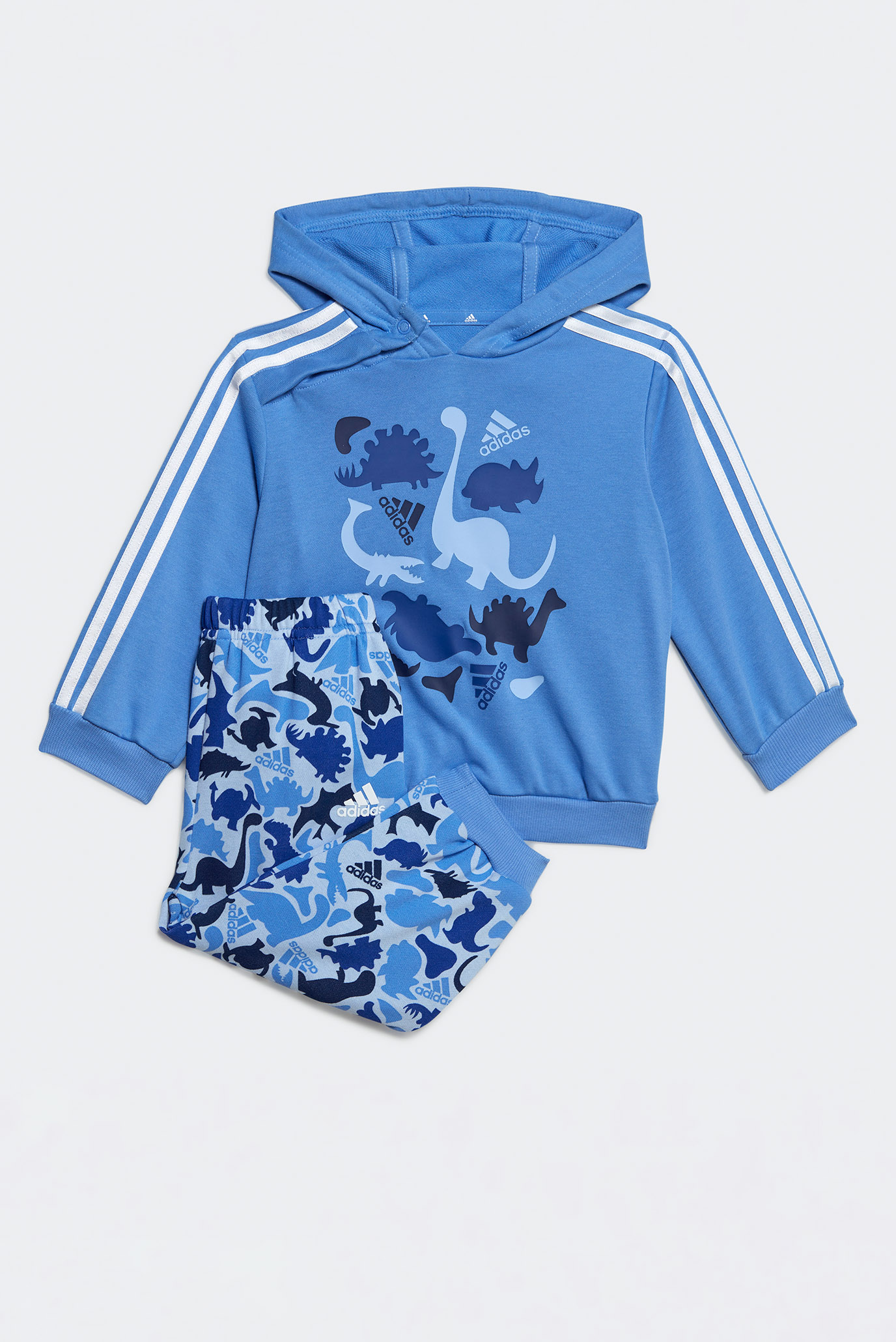 Дитячий блакитний спортивний костюм (худі, штани) Dino Camo Allover Print 1
