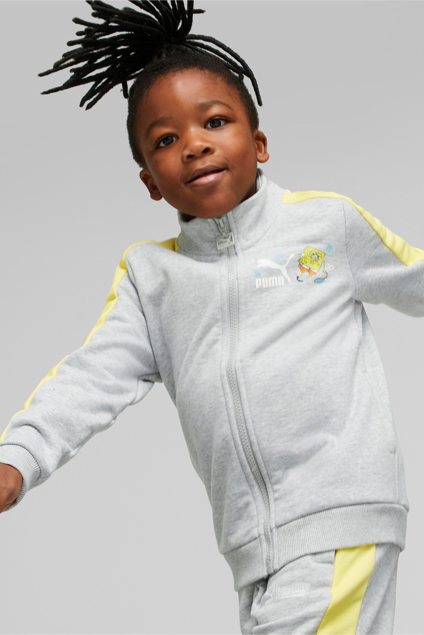 Детская куртка PUMA x SPONGEBOB T7 Jacket Kids PUMA 538676 — MD-Fashion