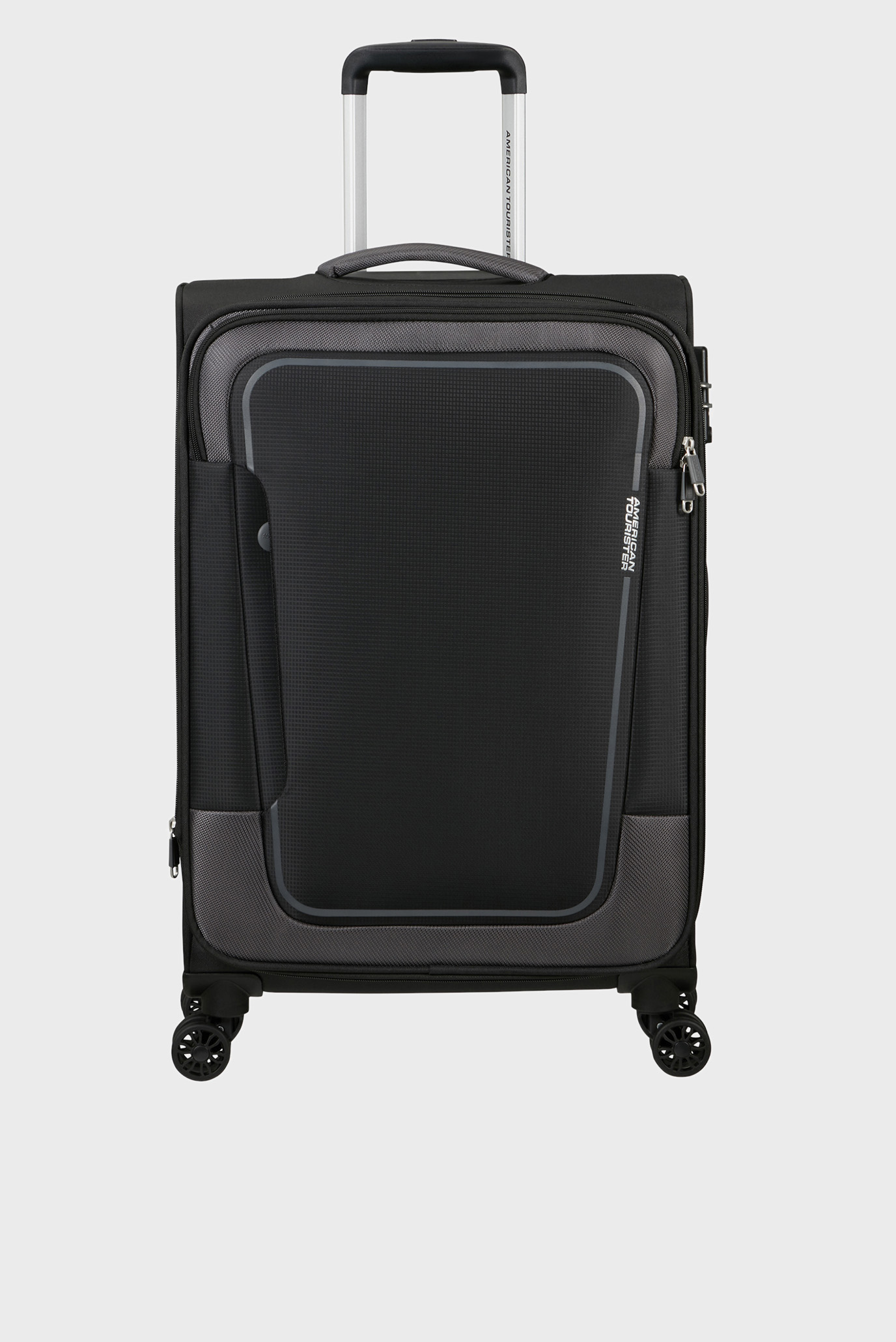 Черный чемодан 68 см PULSONIC 1
