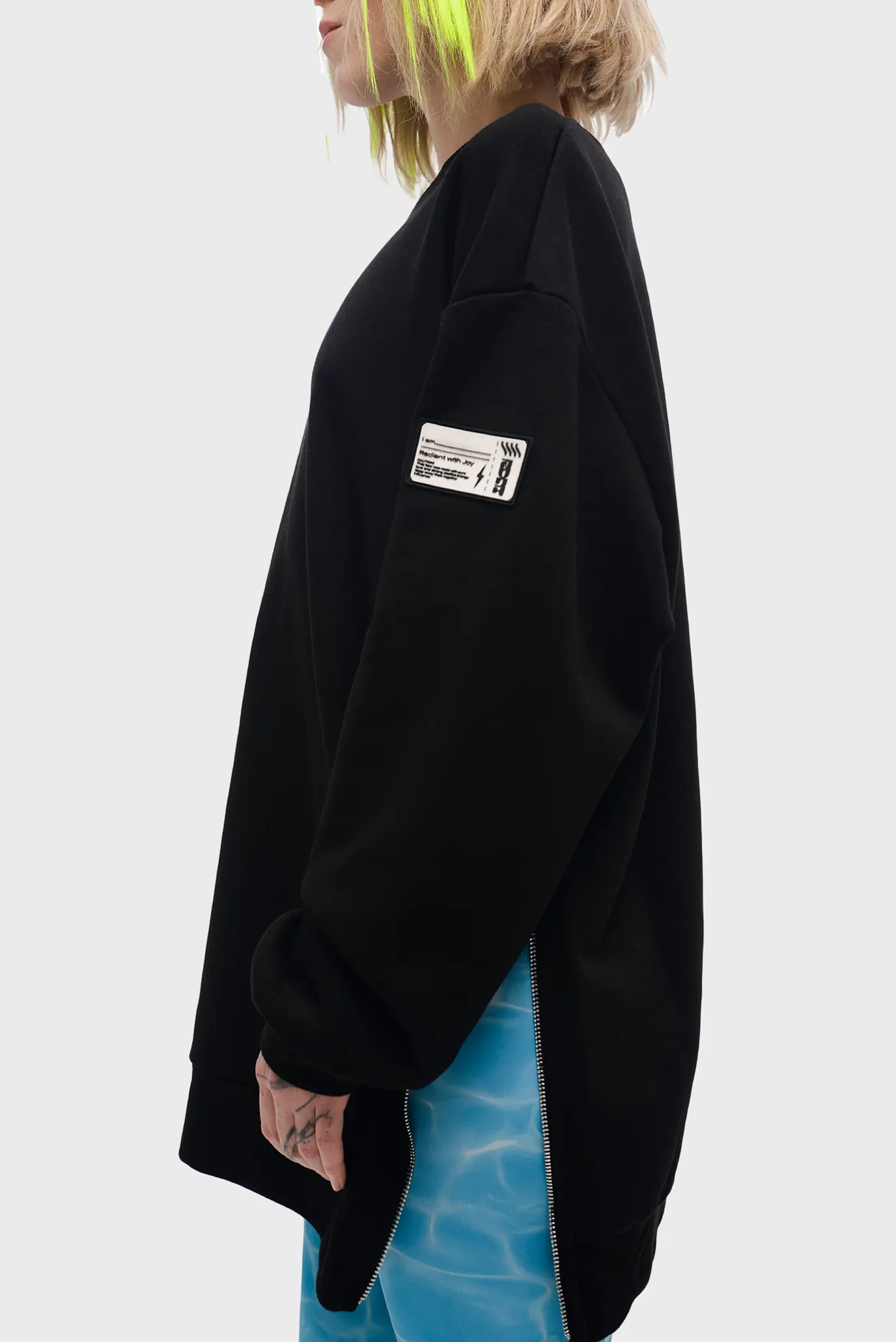 Черный свитшот (унисекс) 4