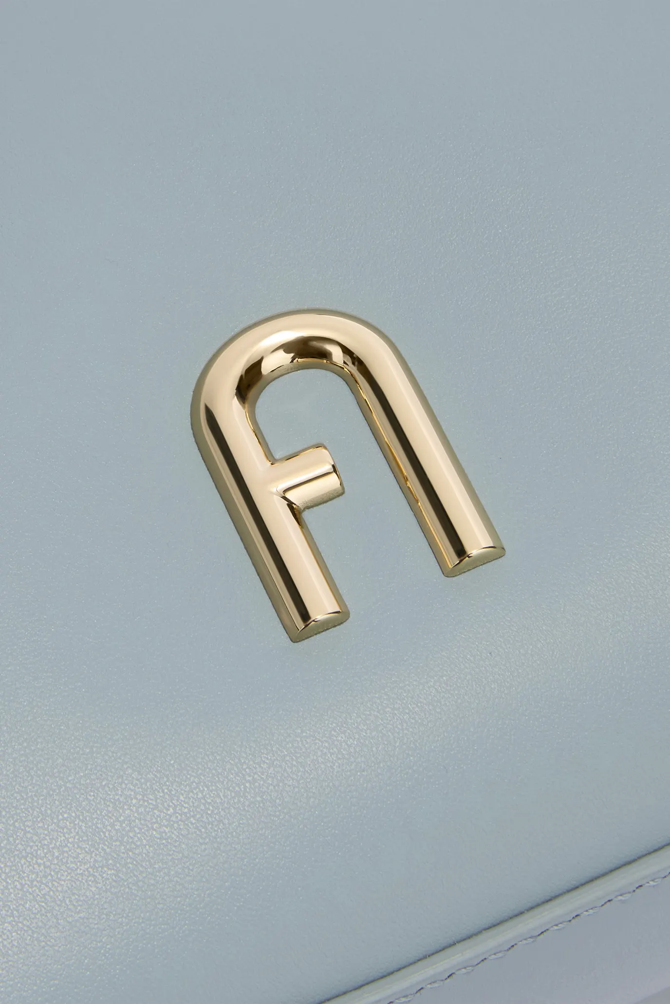 Женская голубая кожаная сумка 5