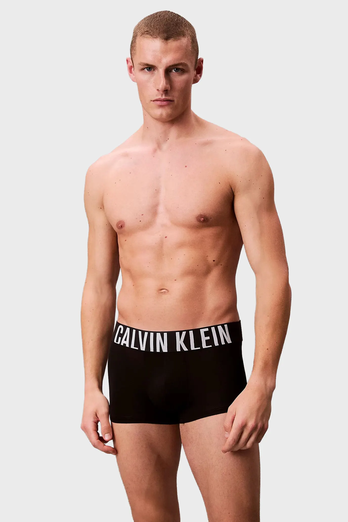 Мужские черные боксеры (3 шт) LOW RISE TRUNK 2