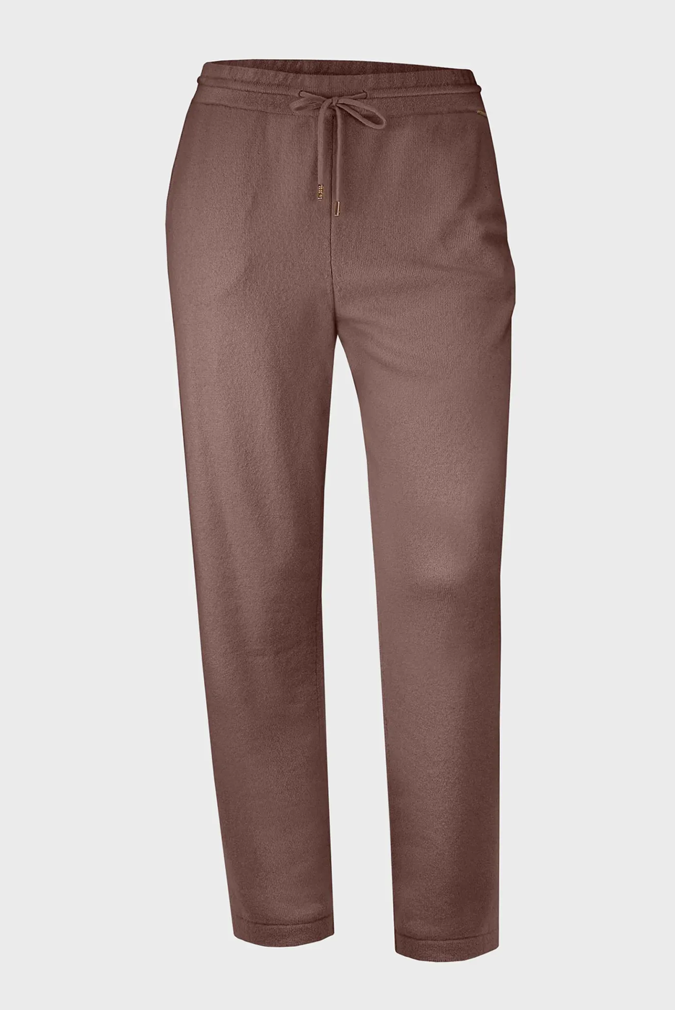 Жіночі коричневі кашемірові брюки 5