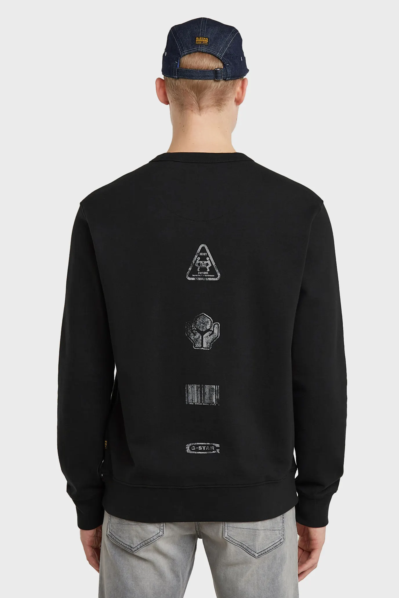 Чоловічий чорний світшот Shipping 2