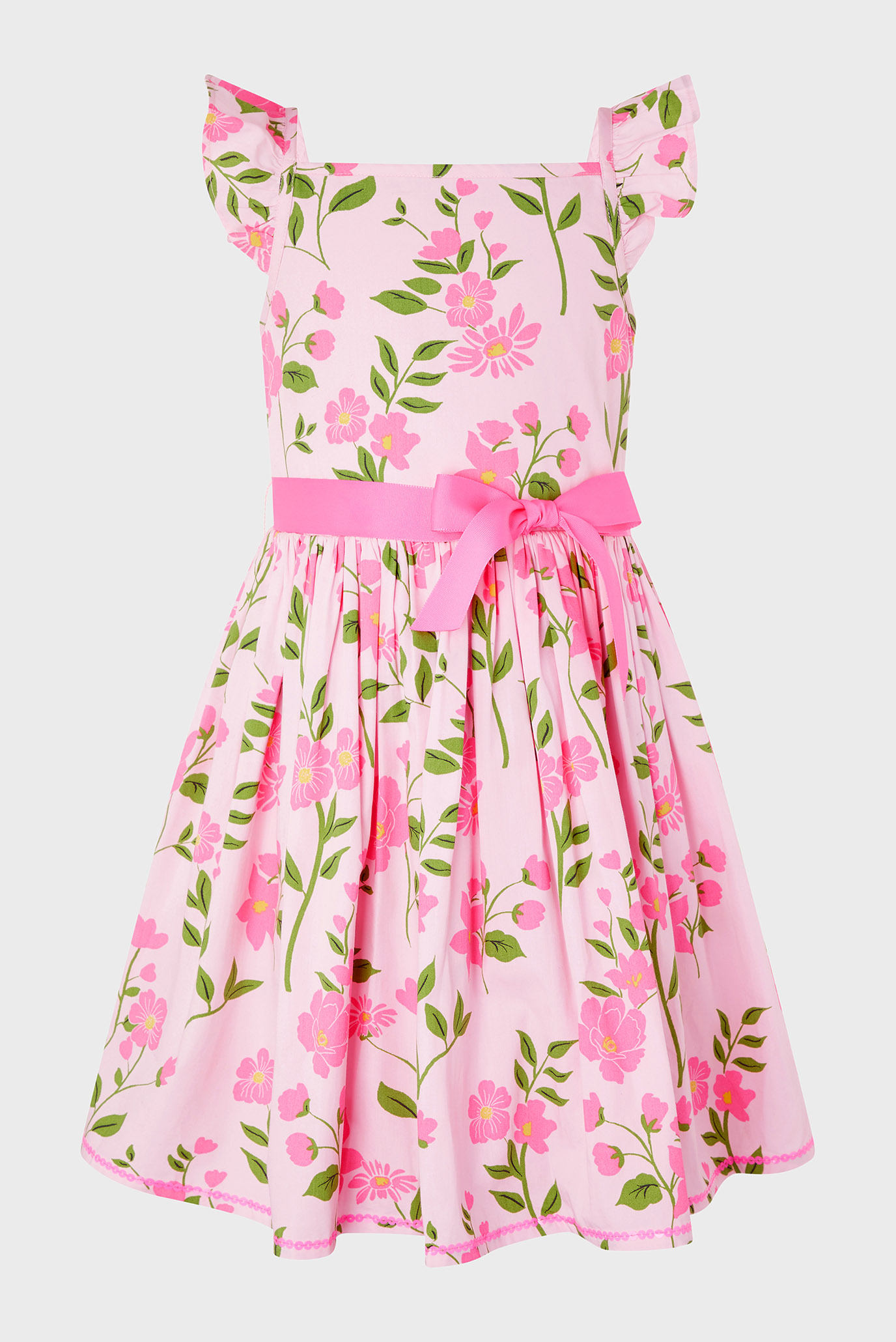 Детское розовое платье S.E.W MAVIS FLORAL P 1