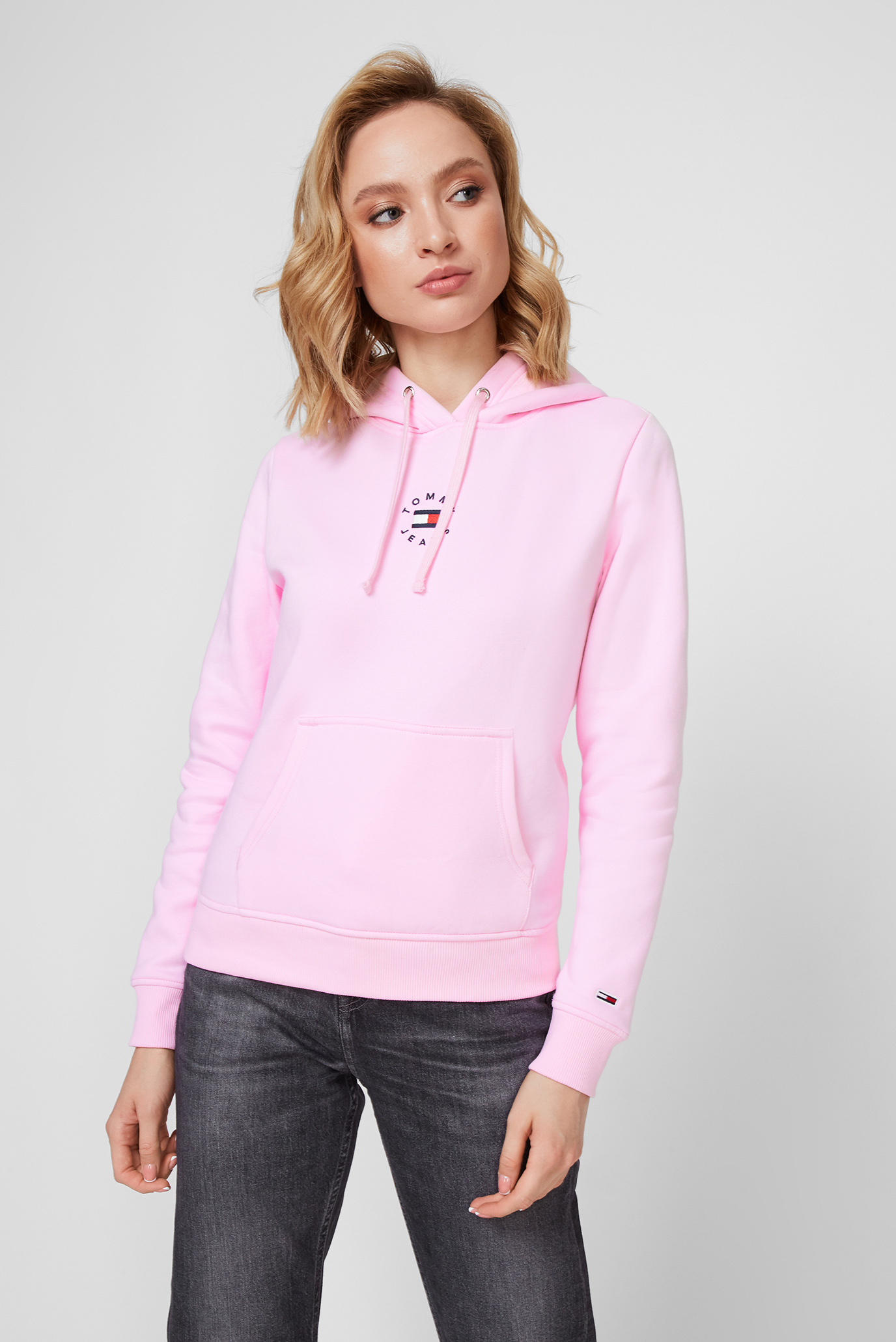 Женское розовое худи TJW REG TINY Tommy Jeans DW0DW11351 — MD-Fashion