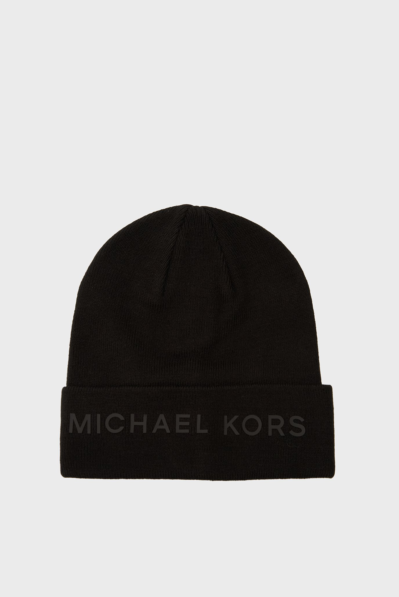 Мужская черная шапка SILICONE M KORS CUFF HAT Черный ONESIZE Michael Kors 34377 Мужская черная шапка SILICONE M KORS CUFF HAT Черный ONESIZE Michael Kors 34377