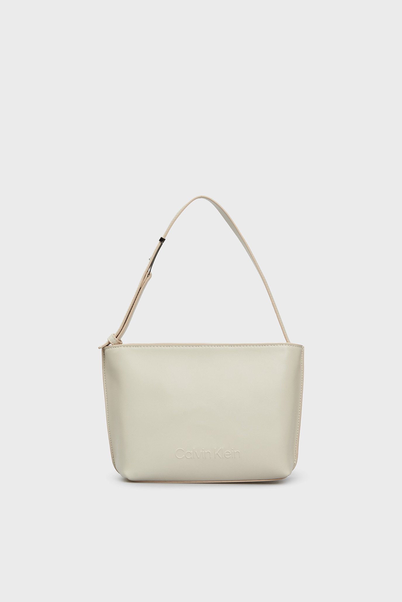 Жіноча біла сумка EMBOSSED LOGO SMALL TOTE 1