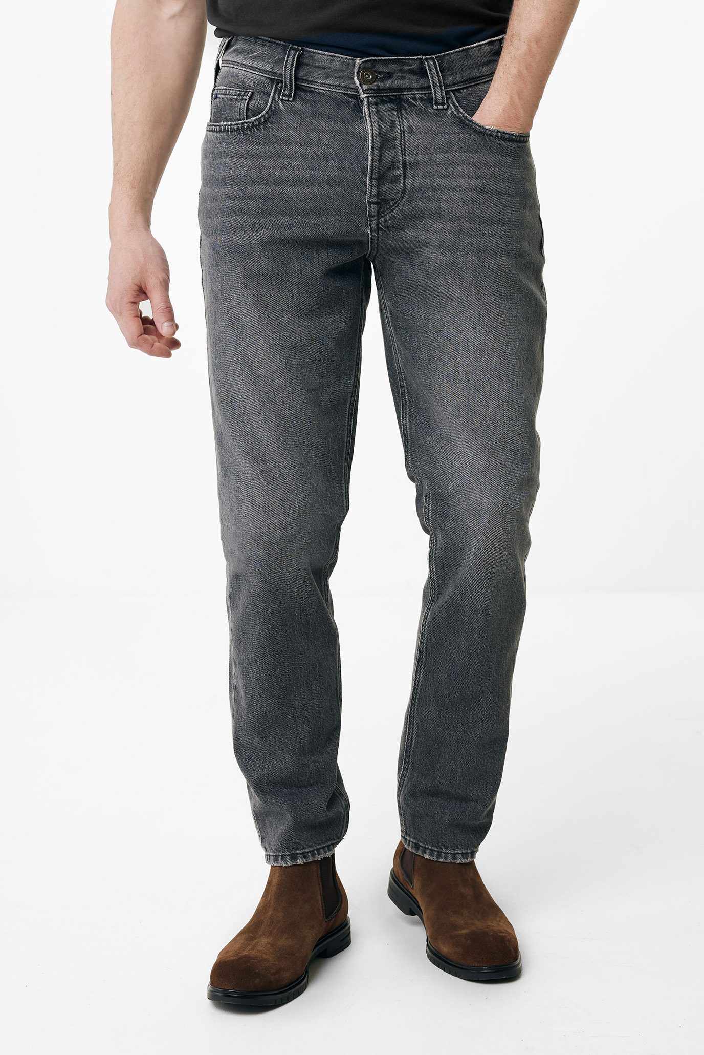 Чоловічі сірі джинси STEVE 1