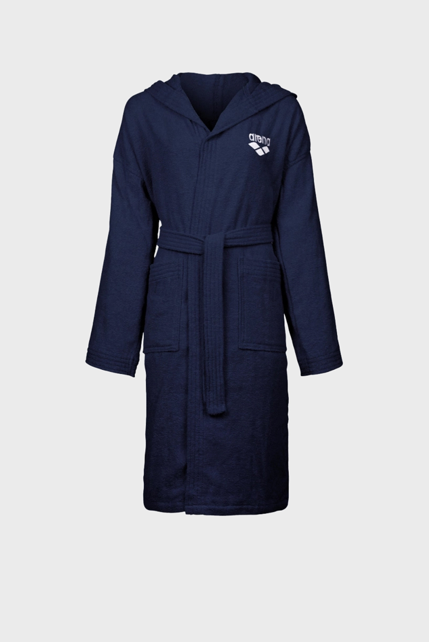 Детский темно-синий халат ZEPPELIN LIGHT JR ROBE Синий 8Y Arena 009039-710 Детский темно-синий халат ZEPPELIN LIGHT JR ROBE Синий 8Y Arena 009039-710