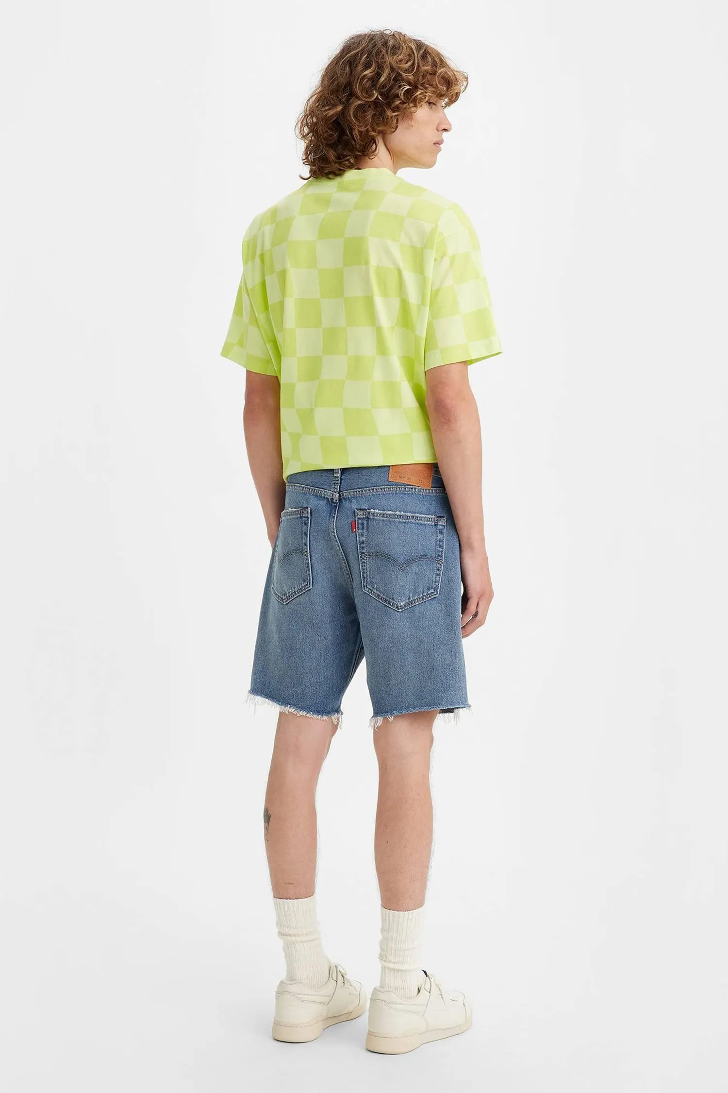 Чоловічі сині джинсові шорти 501® 3