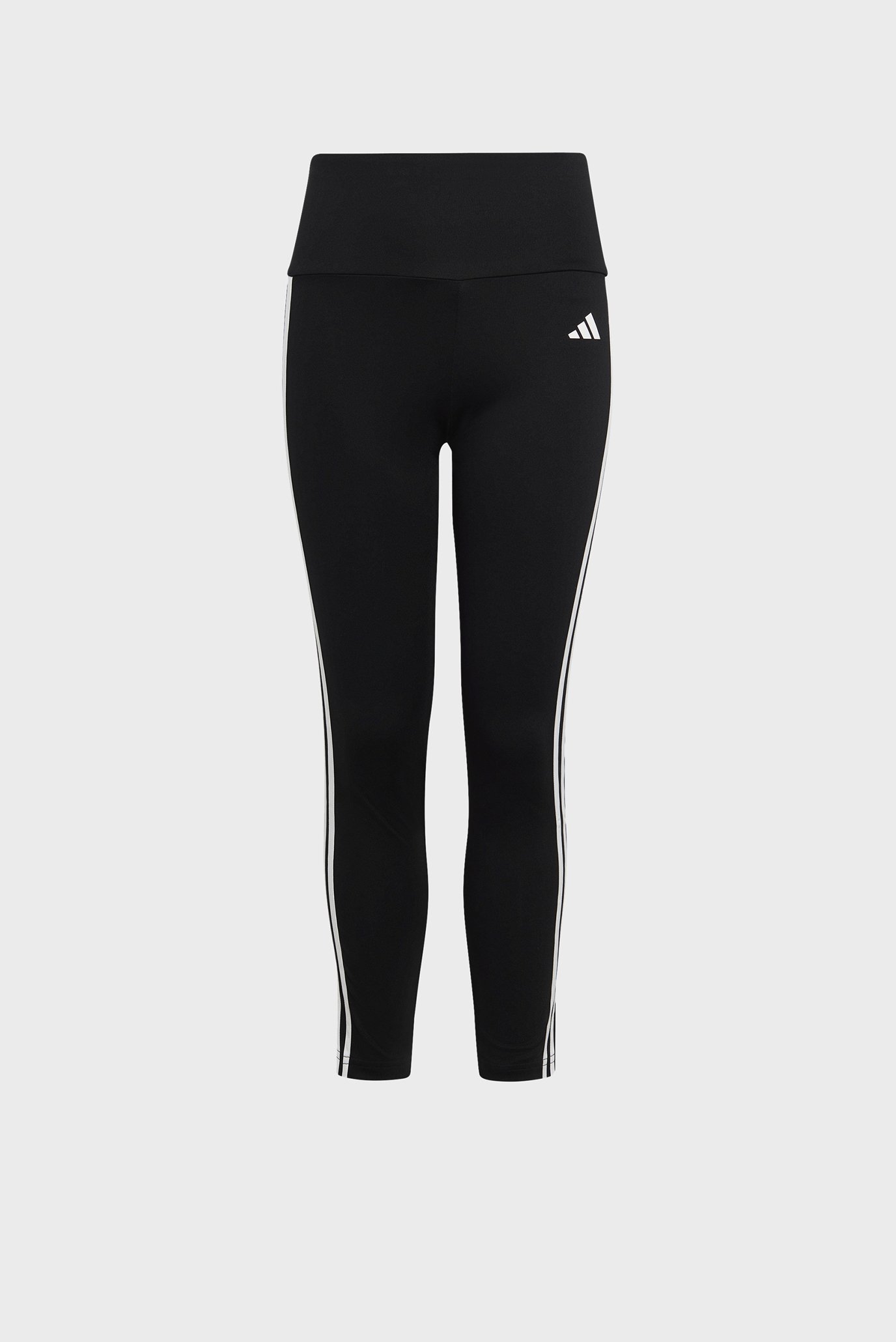 Дитячі чорні тайтси Essentials AEROREADY 3-Stripes High-Waisted 1