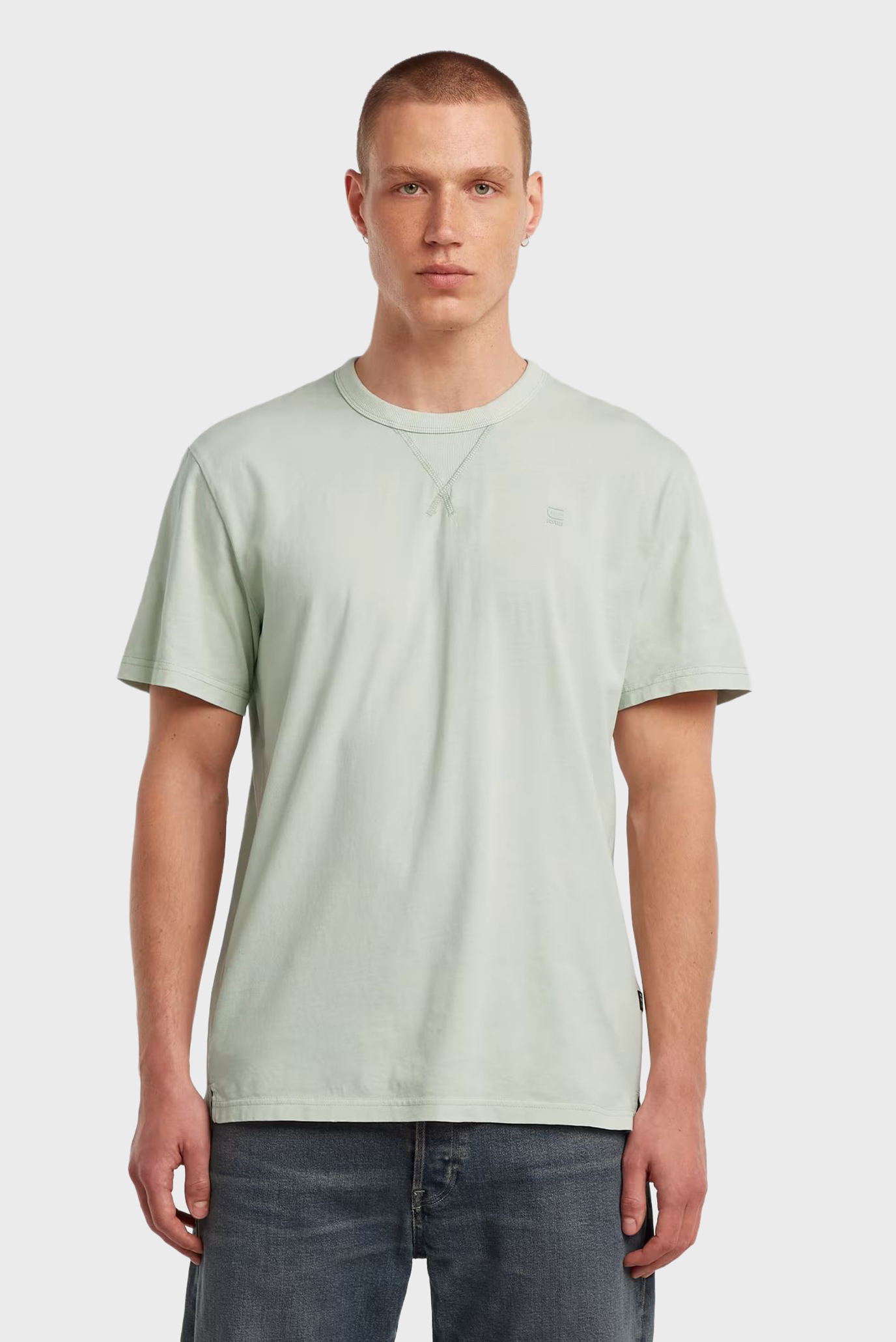 Мужская светло-серая футболка Nifous Серый XXL G-Star RAW D24449,2653 Мужская светло-серая футболка Nifous Серый XXL G-Star RAW D24449,2653