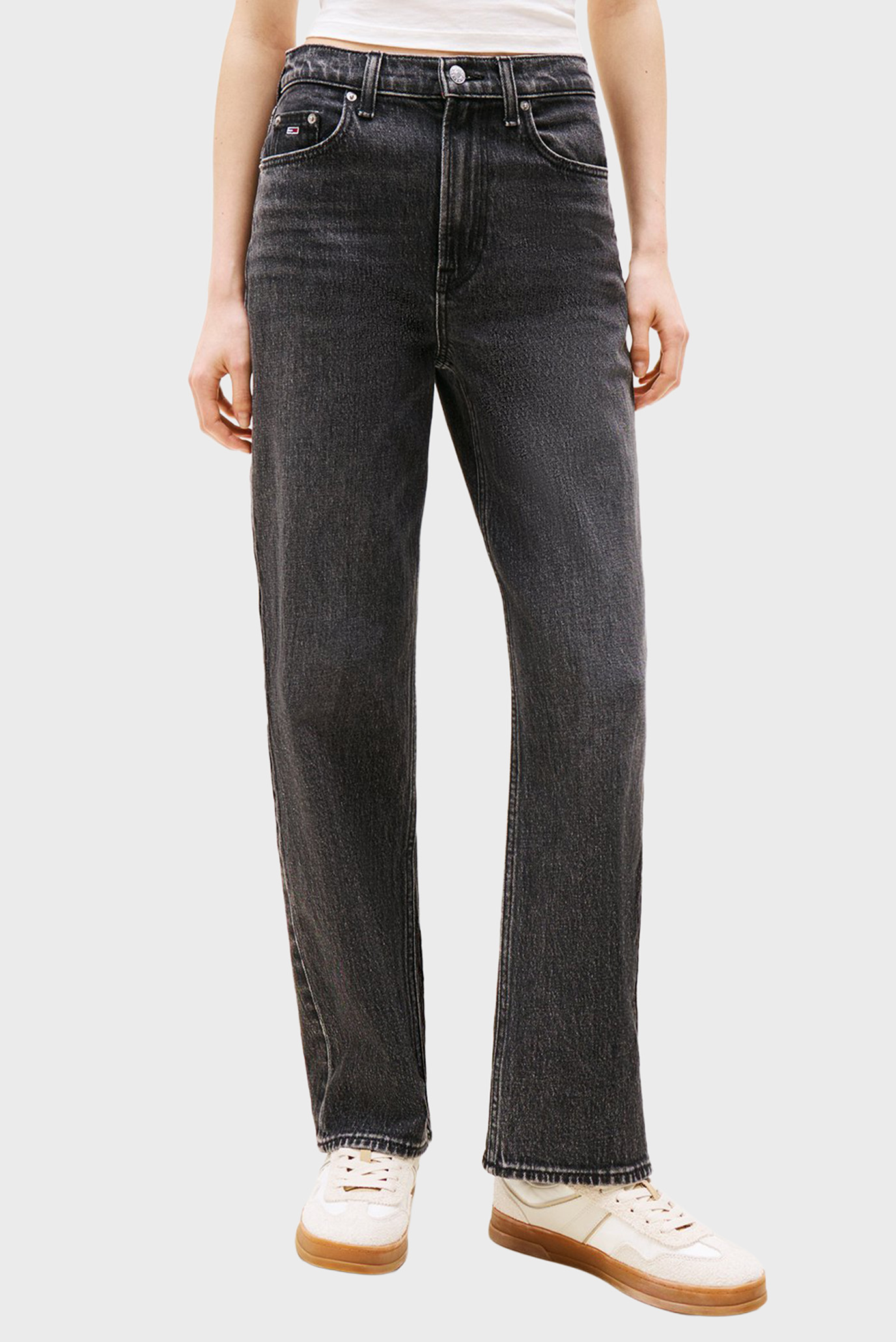 Женские черные джинсы LAYLA Черный 27-32 Tommy Jeans DW0DW20646 Женские черные джинсы LAYLA Черный 27-32 Tommy Jeans DW0DW20646