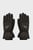 Дитячі чорні лижні рукавички
