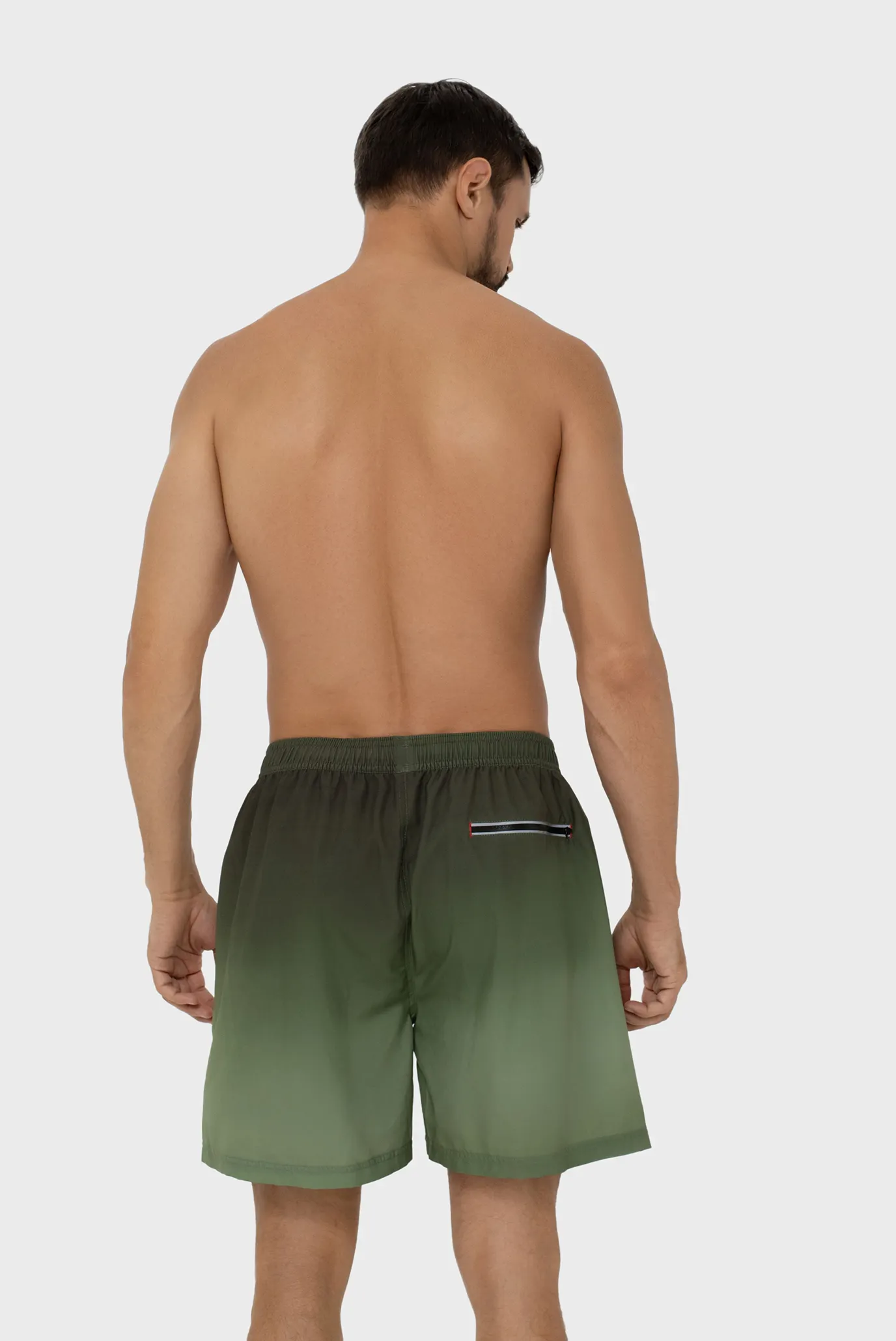 Мужские зеленые плавательные шорты 3