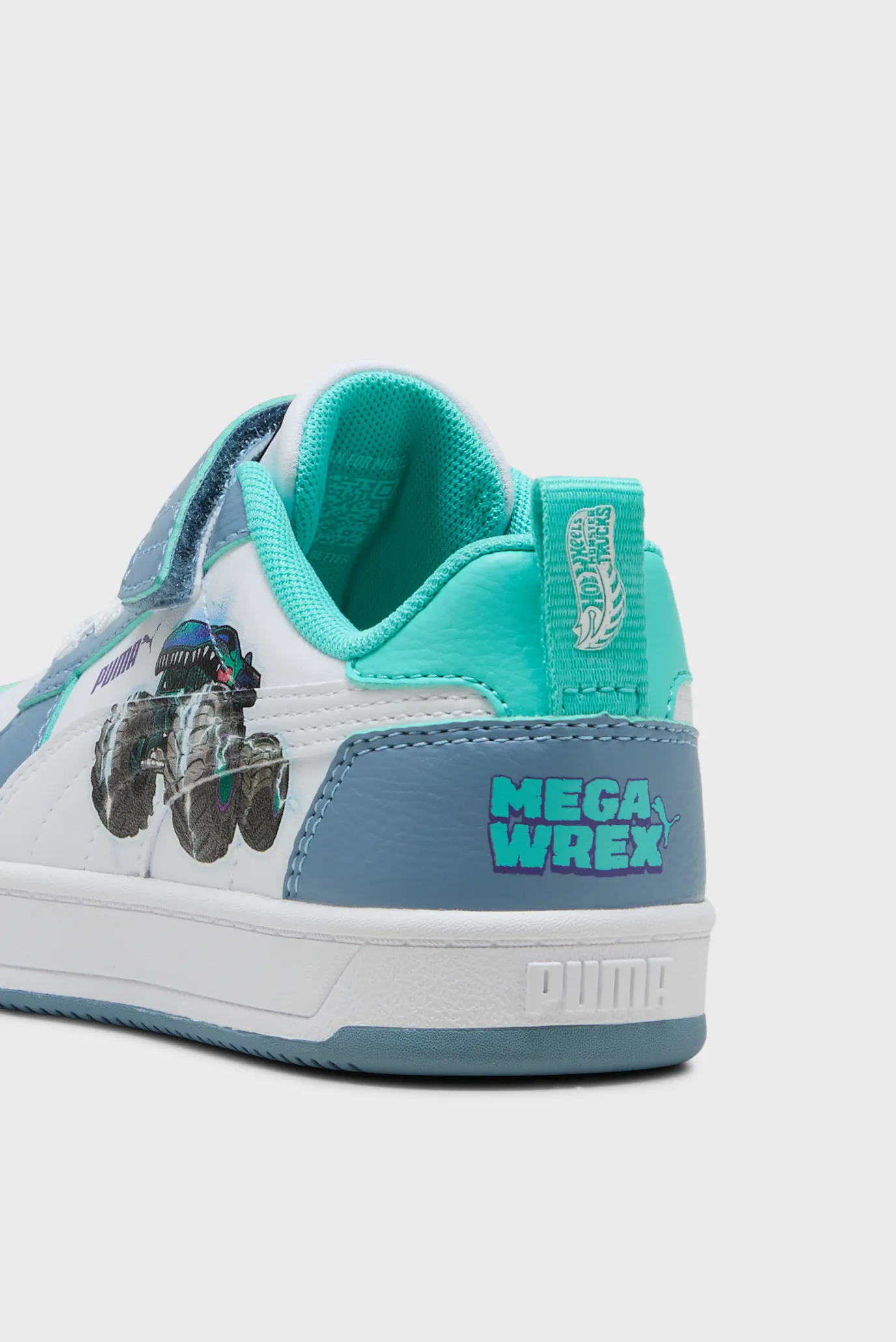 Дитячі білі снікерси PUMA x HOT WHEELS™ MONSTER TRUCKS Caven 2.0 Sneakers Kids 6