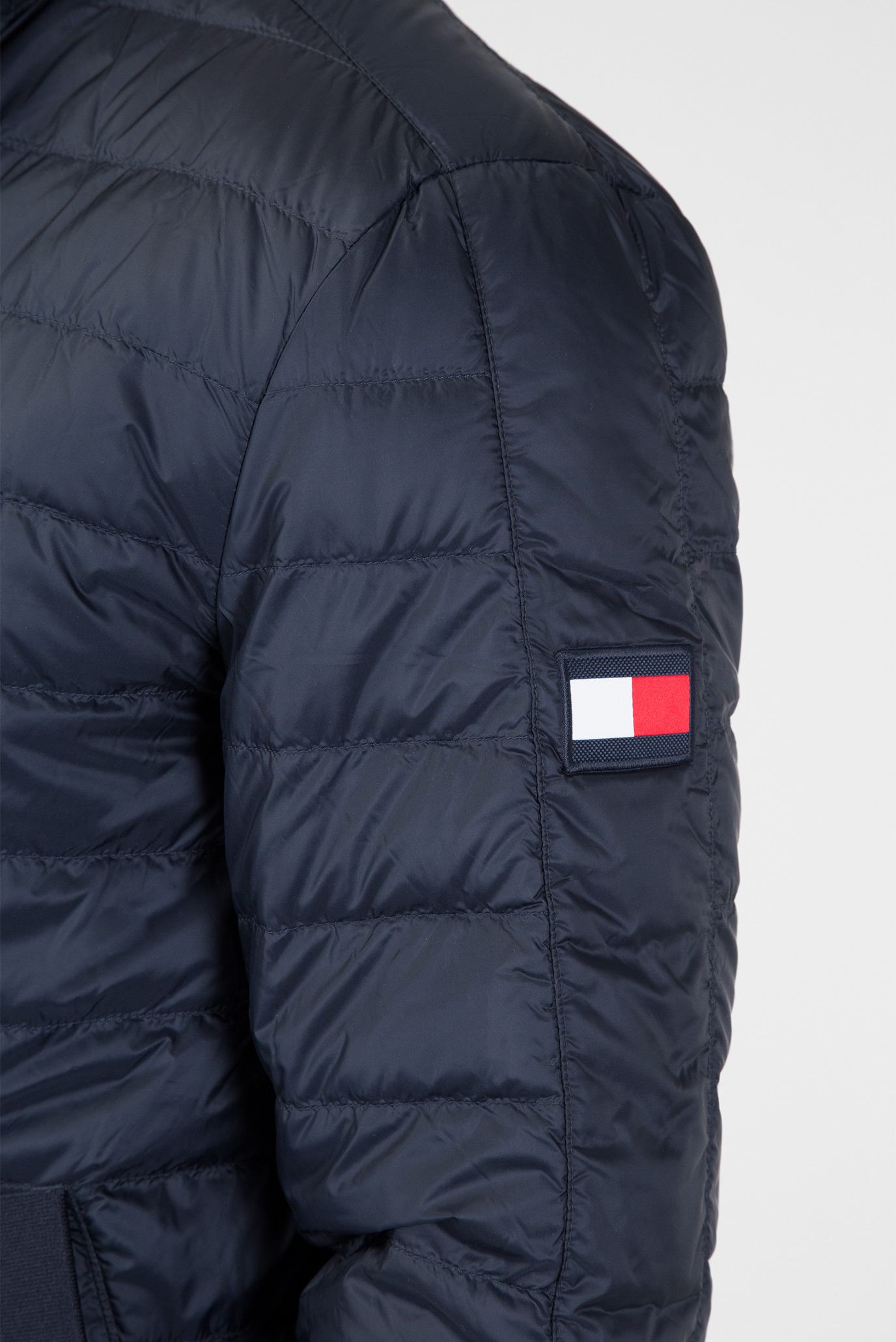 tommy hilfiger reversible nylon down jacket