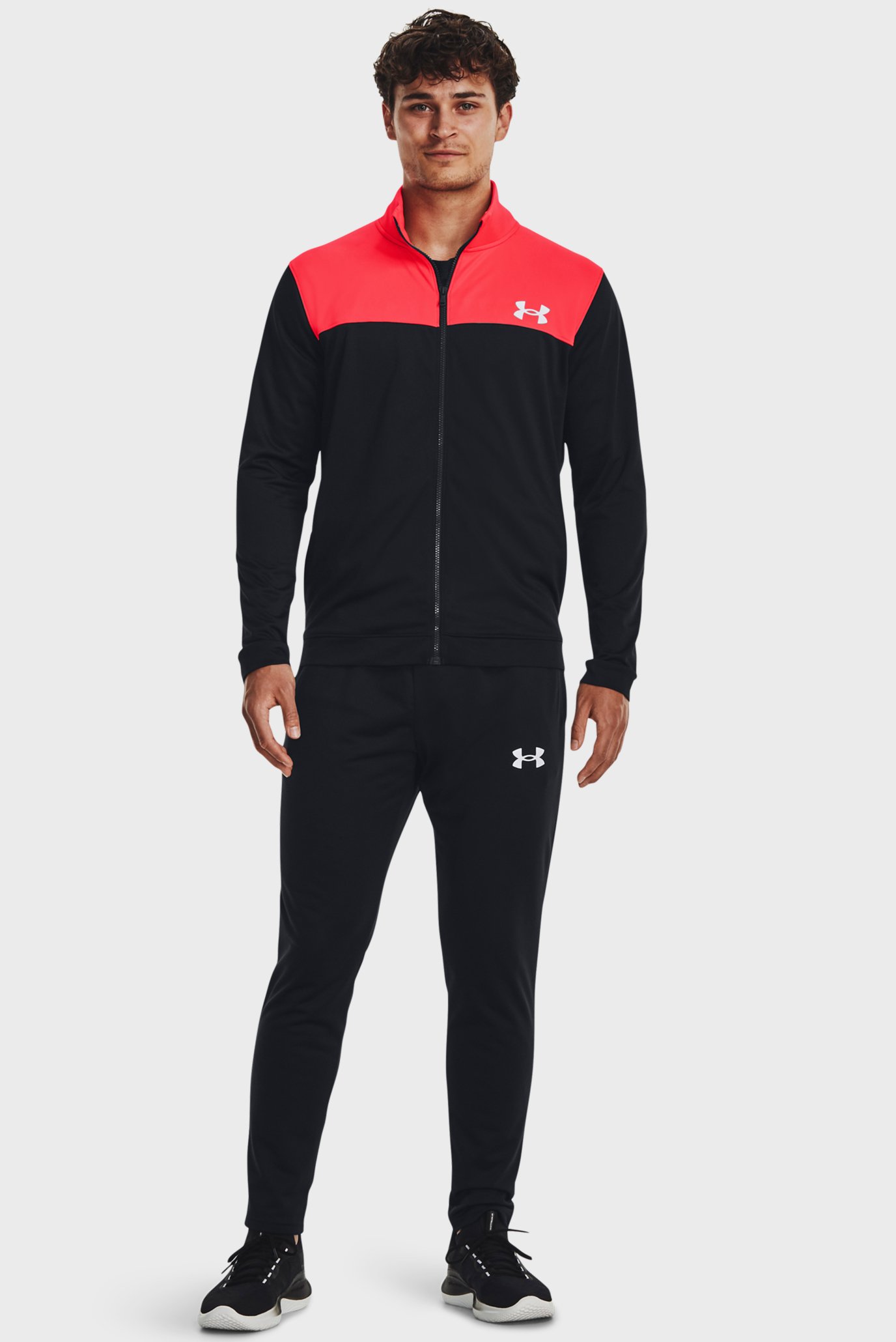 Чоловічий чорний спортивний костюм (кофта, штани) UA EMEA TRACKSUIT NOVELTY 1