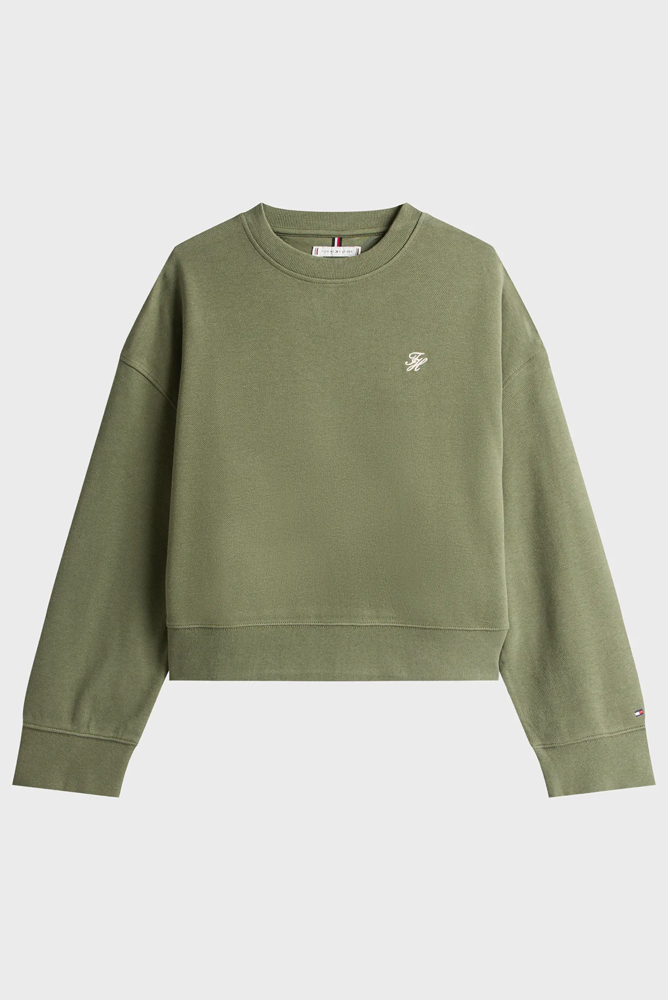 Жіночий оливковий світшот PIQUE 5