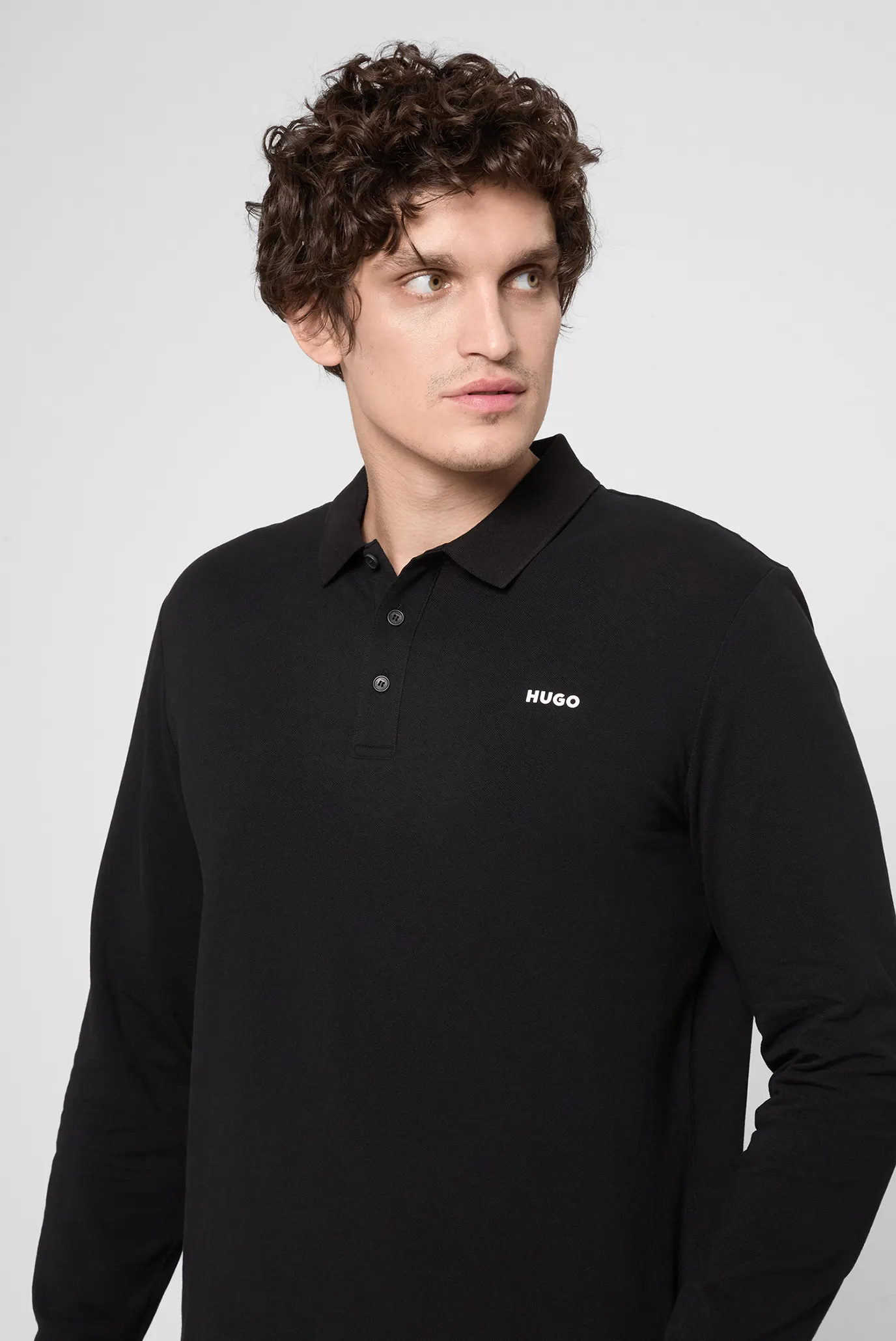 Чоловіче чорне поло 2