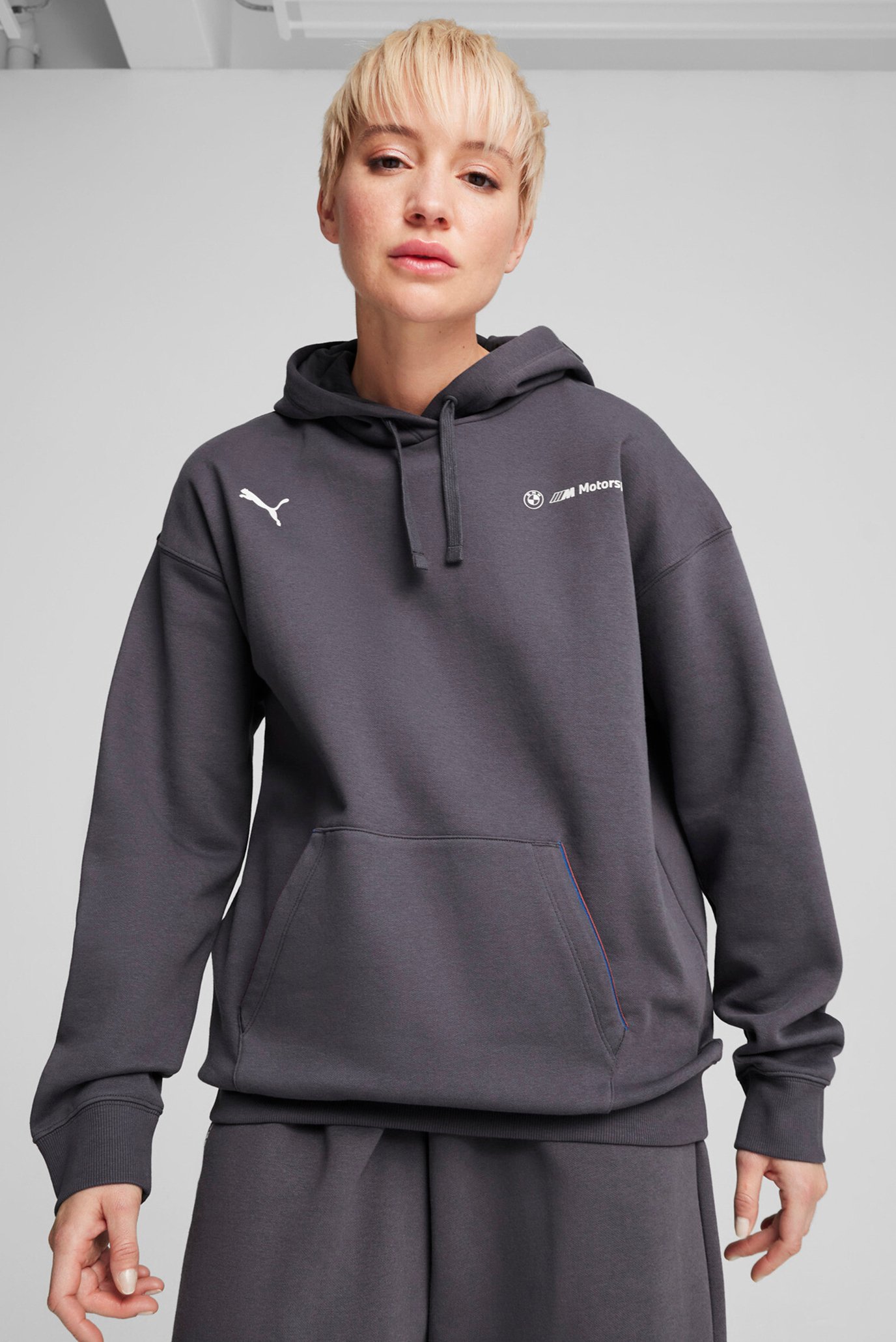 Жіноче сіре худі BMW M Motorsport ESS+ Hoodie Women 1