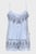Женская белая пижама в полоску (топ, шорты)